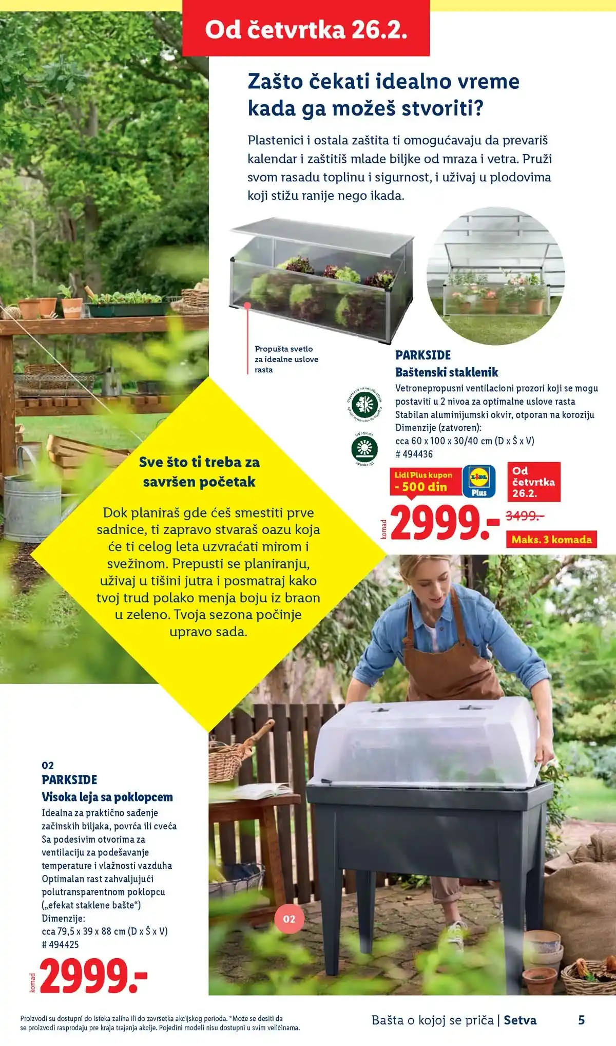 Lidl Katalog sniženja Basta o kojoj se priča Lidl akcija sniženja Bašta o kojoj se priča