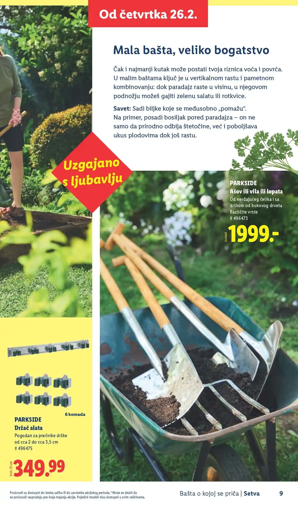 Lidl Katalog sniženja Basta o kojoj se priča Lidl akcija sniženja Bašta o kojoj se priča
