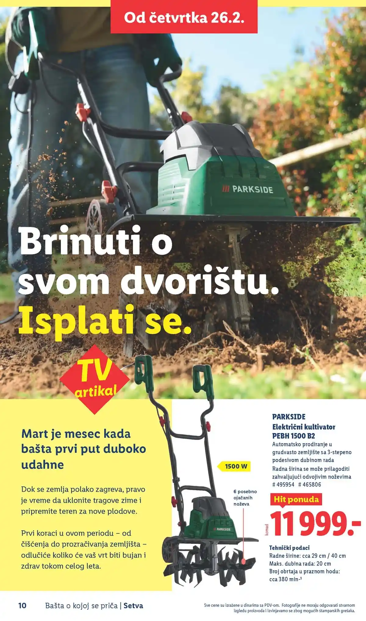 Lidl Katalog sniženja Basta o kojoj se priča Lidl akcija sniženja Bašta o kojoj se priča