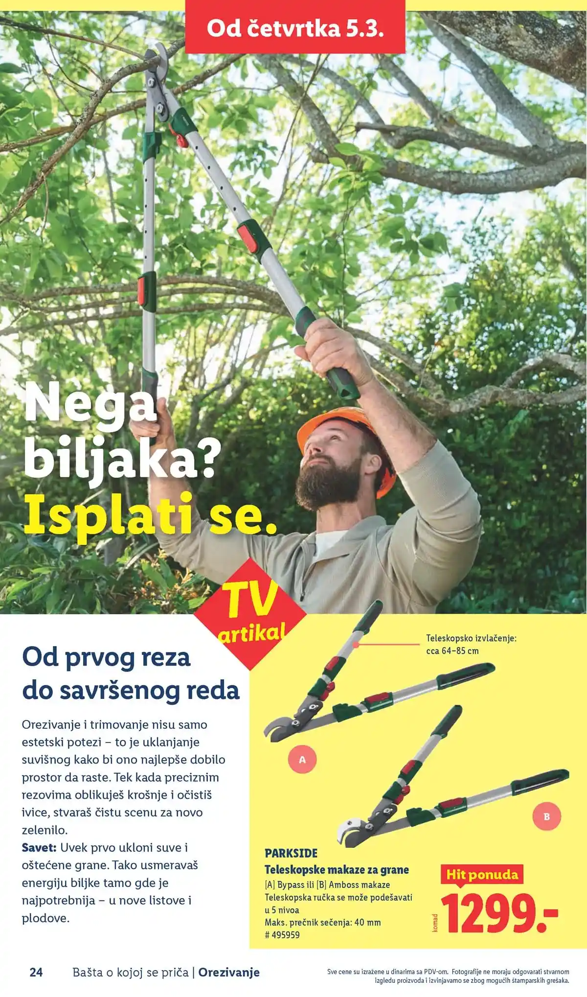 Lidl akcija sniženja Bašta o kojoj se priča