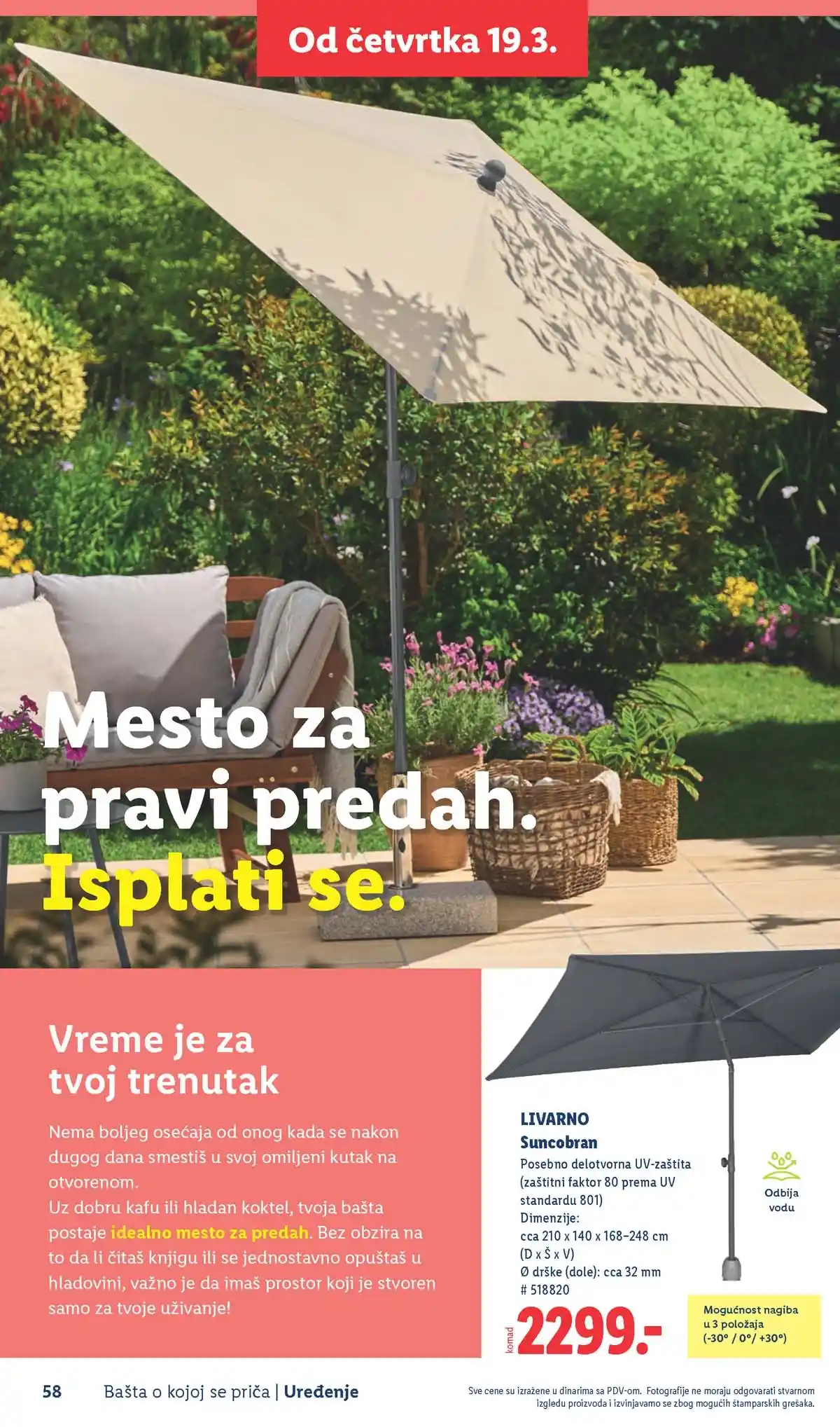 Lidl akcija sniženja Bašta o kojoj se priča