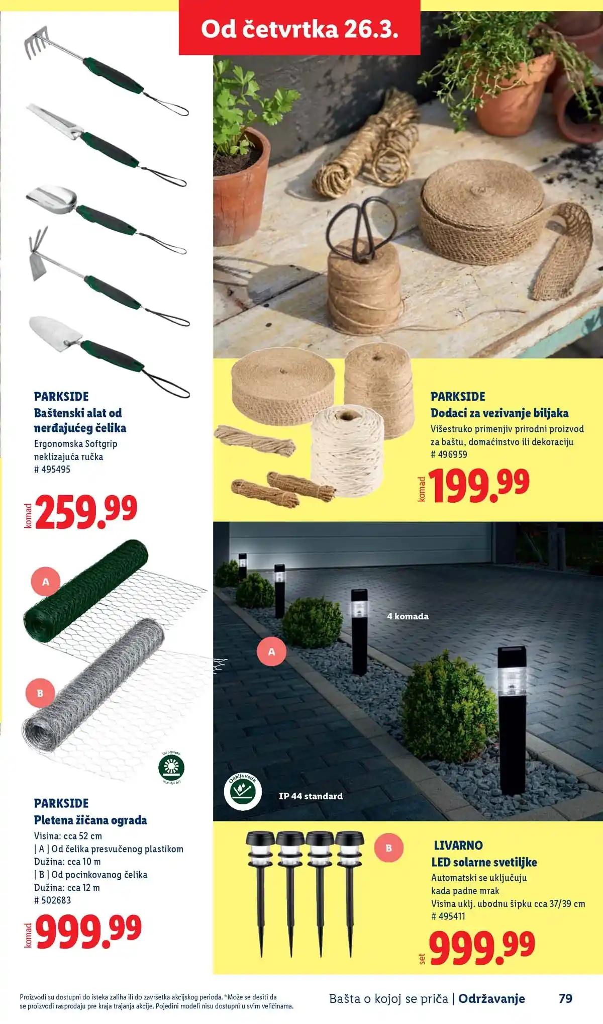 Lidl akcija sniženja Bašta o kojoj se priča