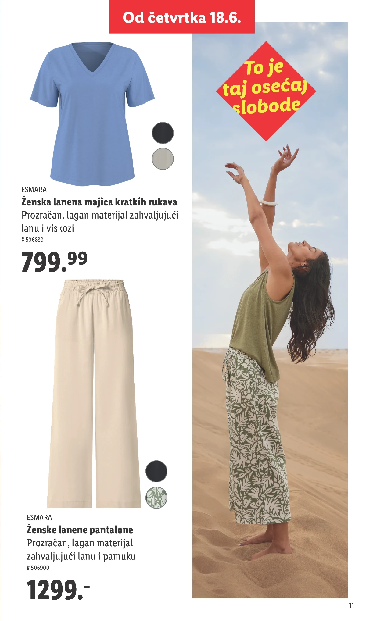 Lidl ESMARA ženski hit modeli Srbija