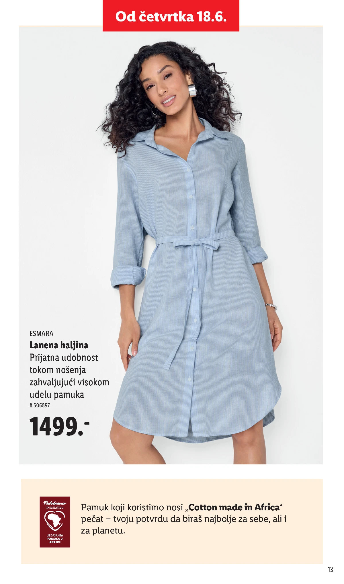 Lidl ESMARA MEN lanena moda Srbija