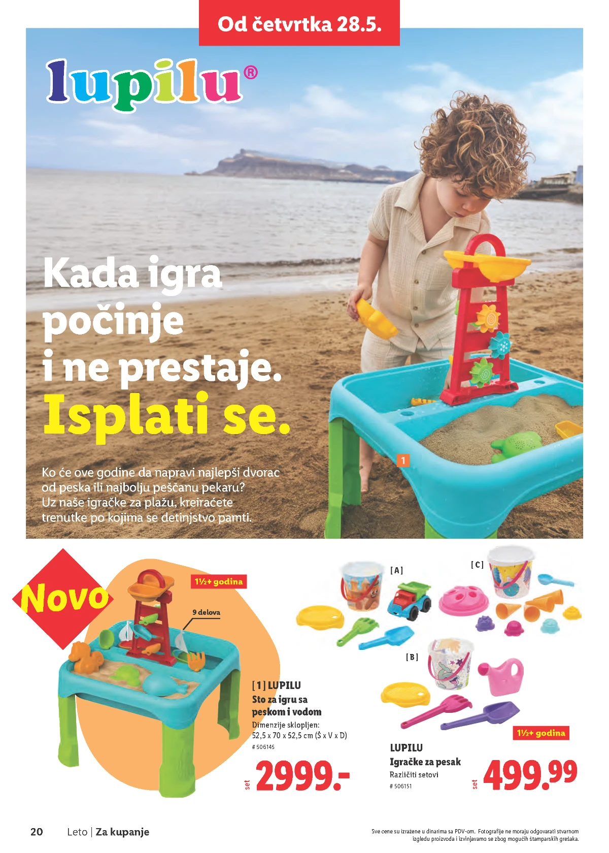 Lidl Leto 2026 strana 20 – asortiman za uživanje tokom leta