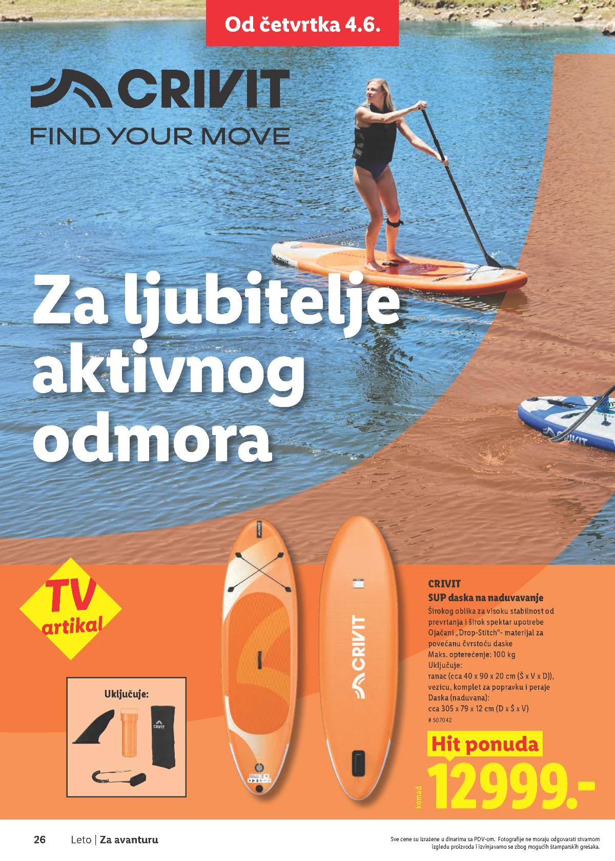 Lidl Leto 2026 strana 26 – asortiman za uživanje tokom leta