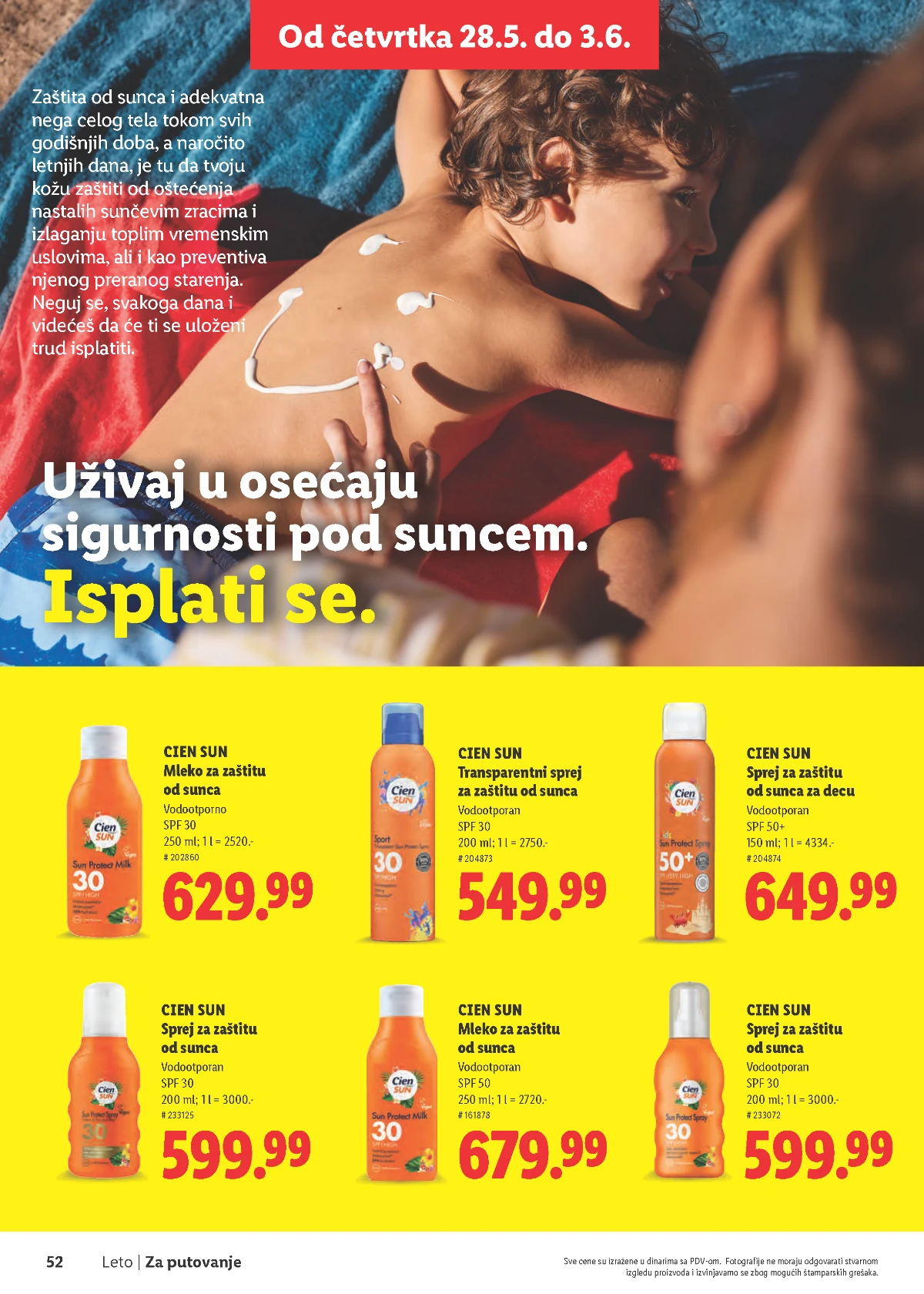 Lidl Leto 2026 strana 52 – asortiman za uživanje tokom leta