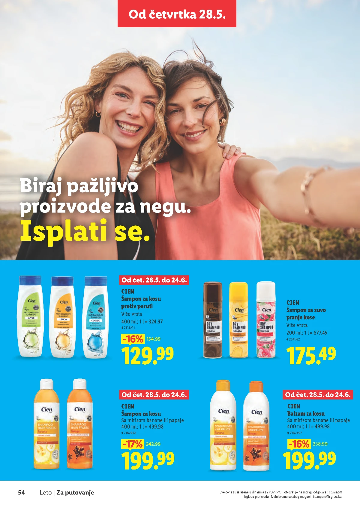 Lidl Leto 2026 strana 54 – asortiman za uživanje tokom leta