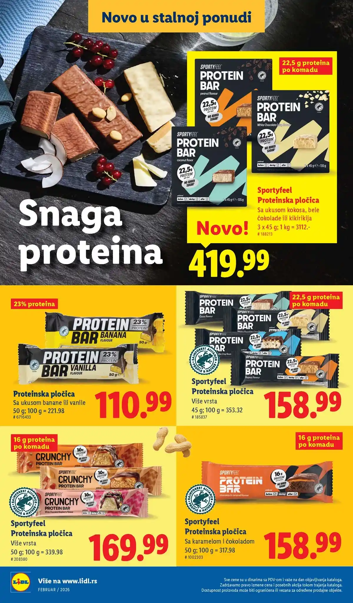 Lidl katalog sniženja – strana 12 Lidl katalog sniženja „Novo, a već omiljeno“ – strana 12, februar 2026 Srbija