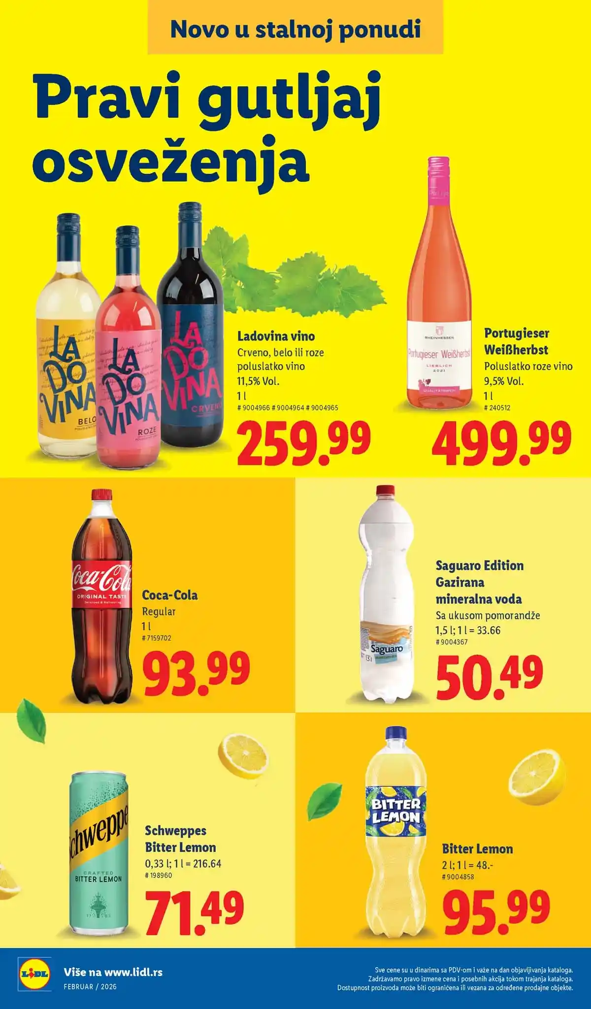 Lidl katalog sniženja – strana 14 Lidl katalog sniženja „Novo, a već omiljeno“ – strana 14, februar 2026 Srbija