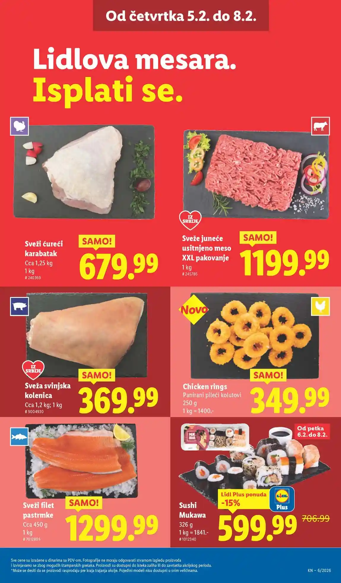 Lidl katalog sniženja – strana 15 Lidl katalog sniženja strana 15 februar 2026 Srbija