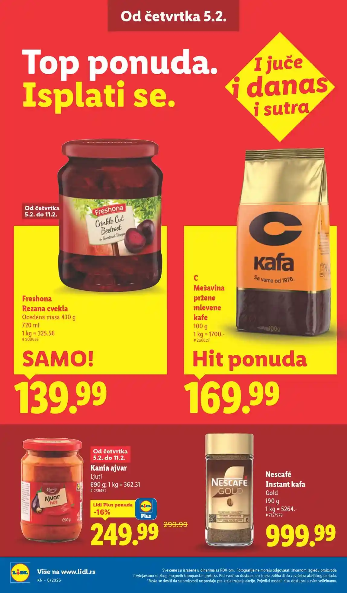 Lidl katalog sniženja – strana 20 Lidl katalog sniženja strana 20 februar 2026 Srbija