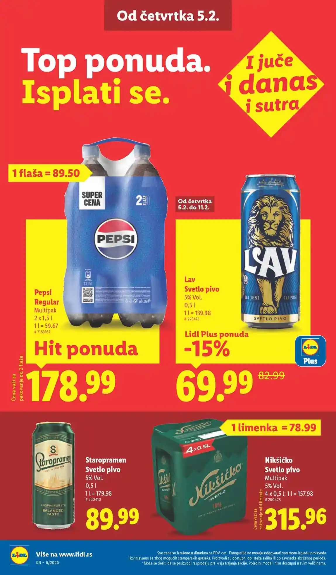 Lidl katalog sniženja – strana 24 Lidl katalog sniženja strana 24 februar 2026 Srbija