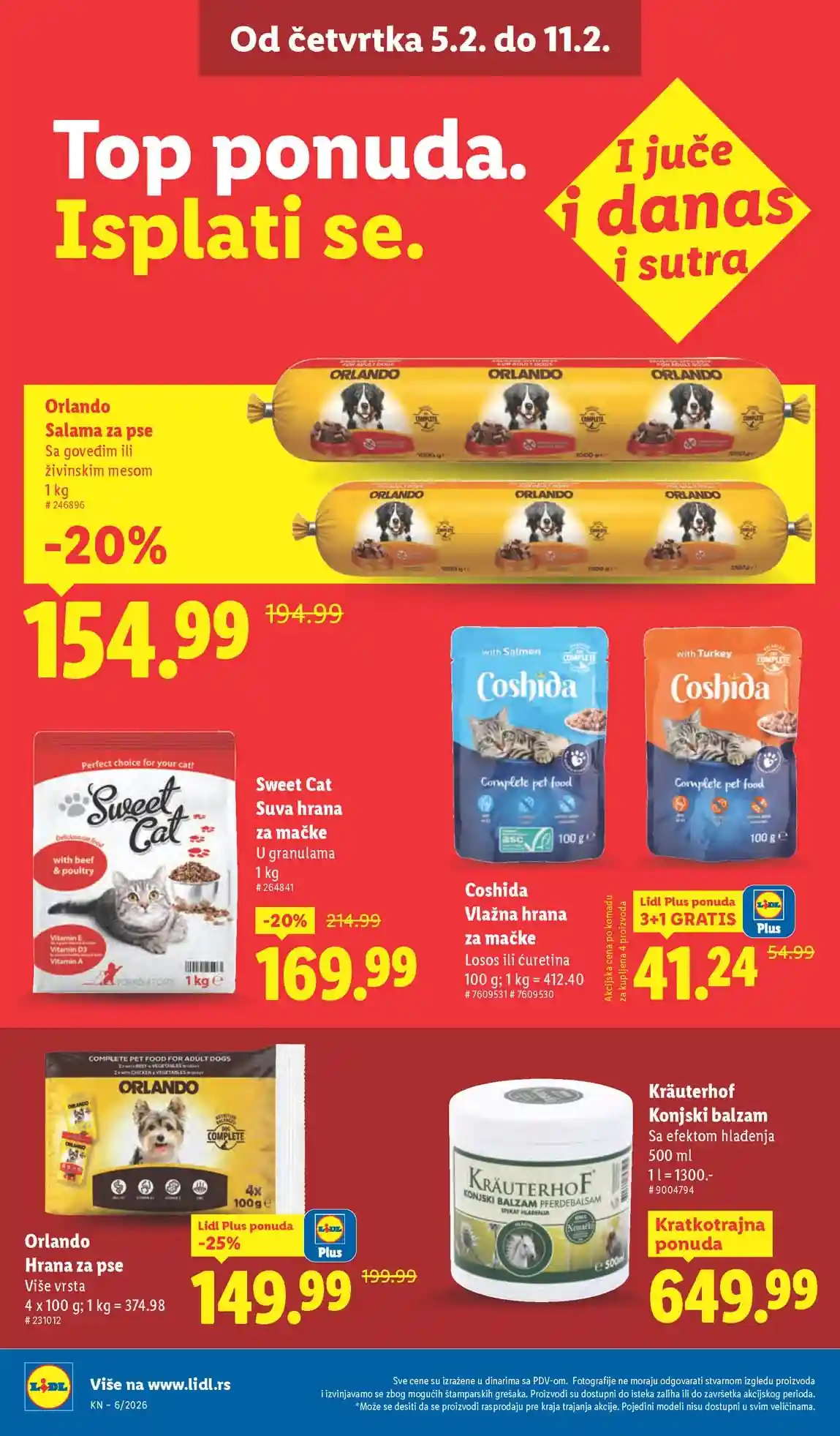 Lidl katalog sniženja – strana 26 Lidl katalog sniženja strana 26 februar 2026 Srbija