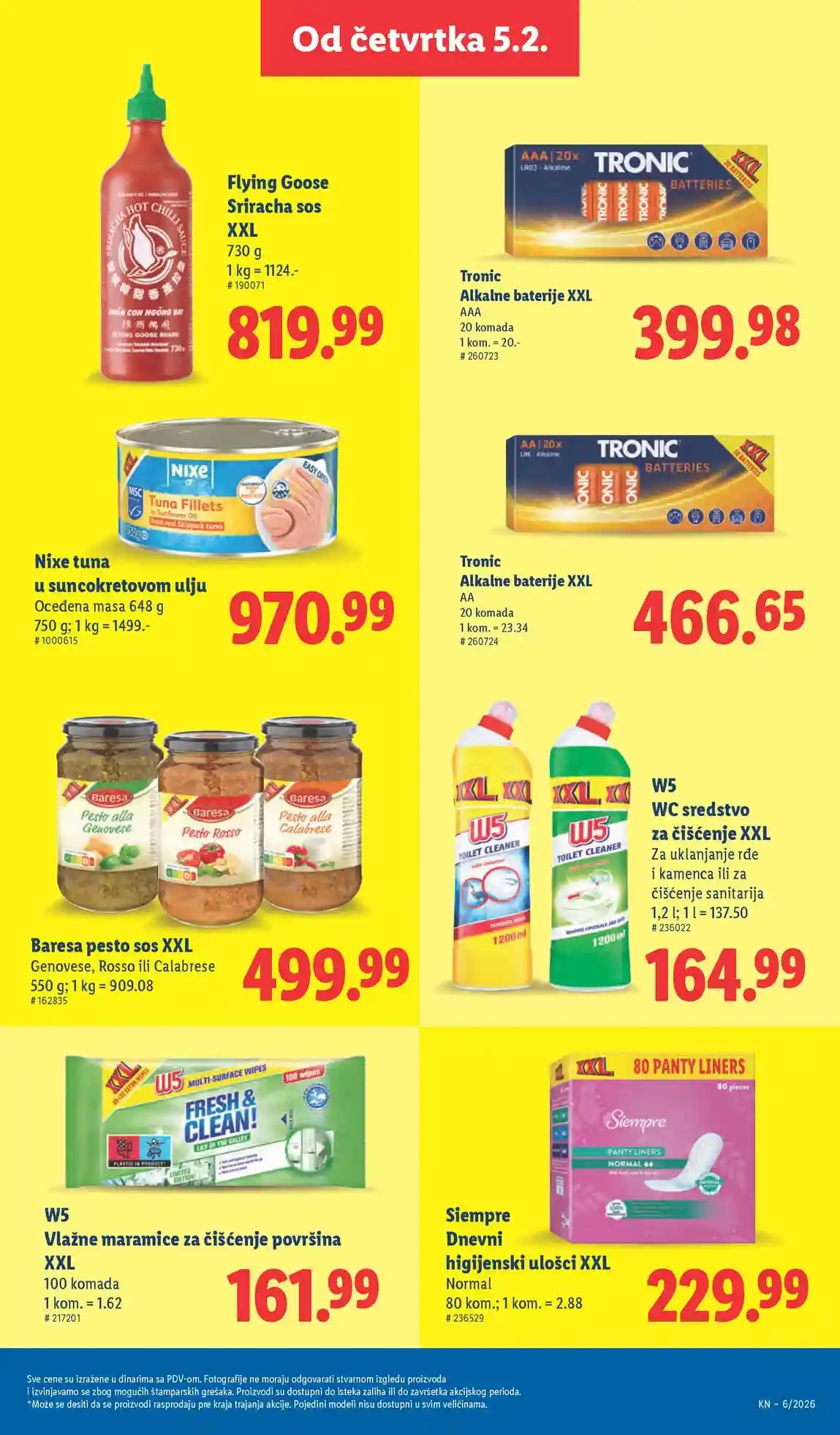 Lidl katalog sniženja – strana 43 Lidl katalog sniženja strana 43 februar 2026 Srbija