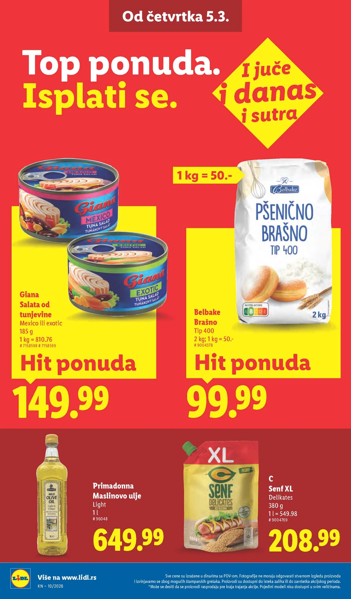 Katalog Lidl sniženja Katalozi Lidl kataloška ponuda