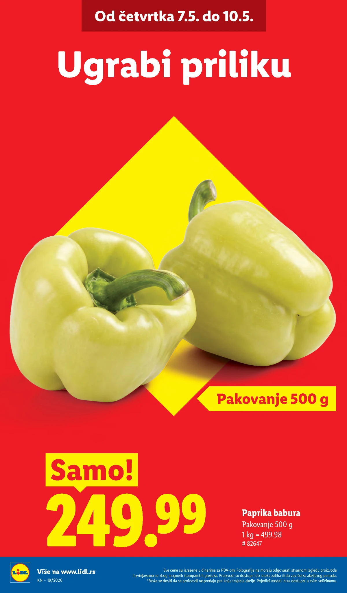 Lidl katalog akcija strana 2 hit cene sniženja Srbija 2026