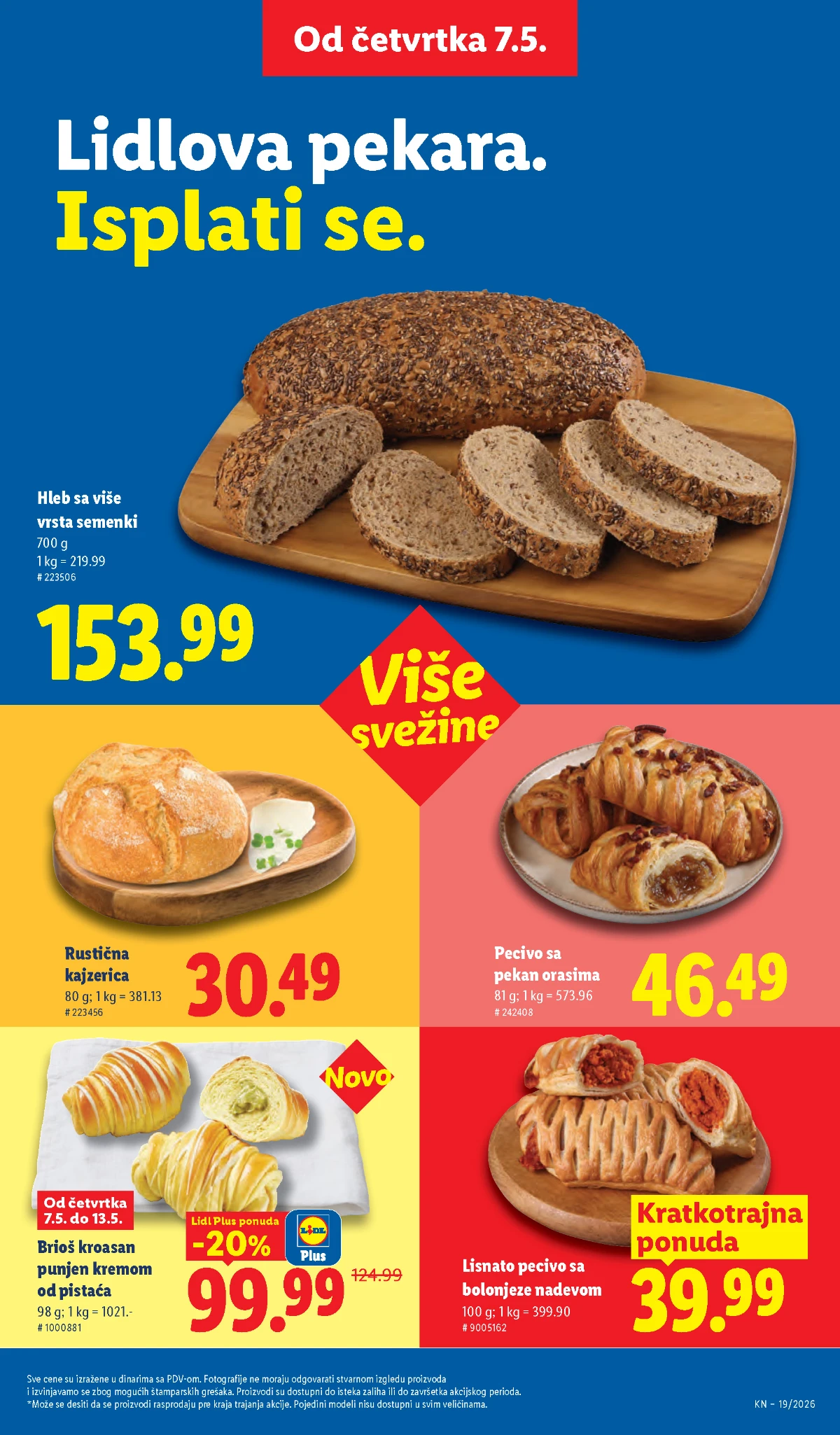 Lidl katalog akcija strana 19 hit ponude Srbija 2026