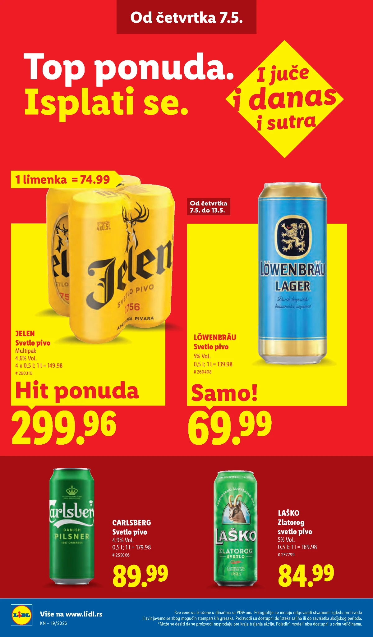 Lidl katalog akcija strana 32 hit ponude Srbija 2026