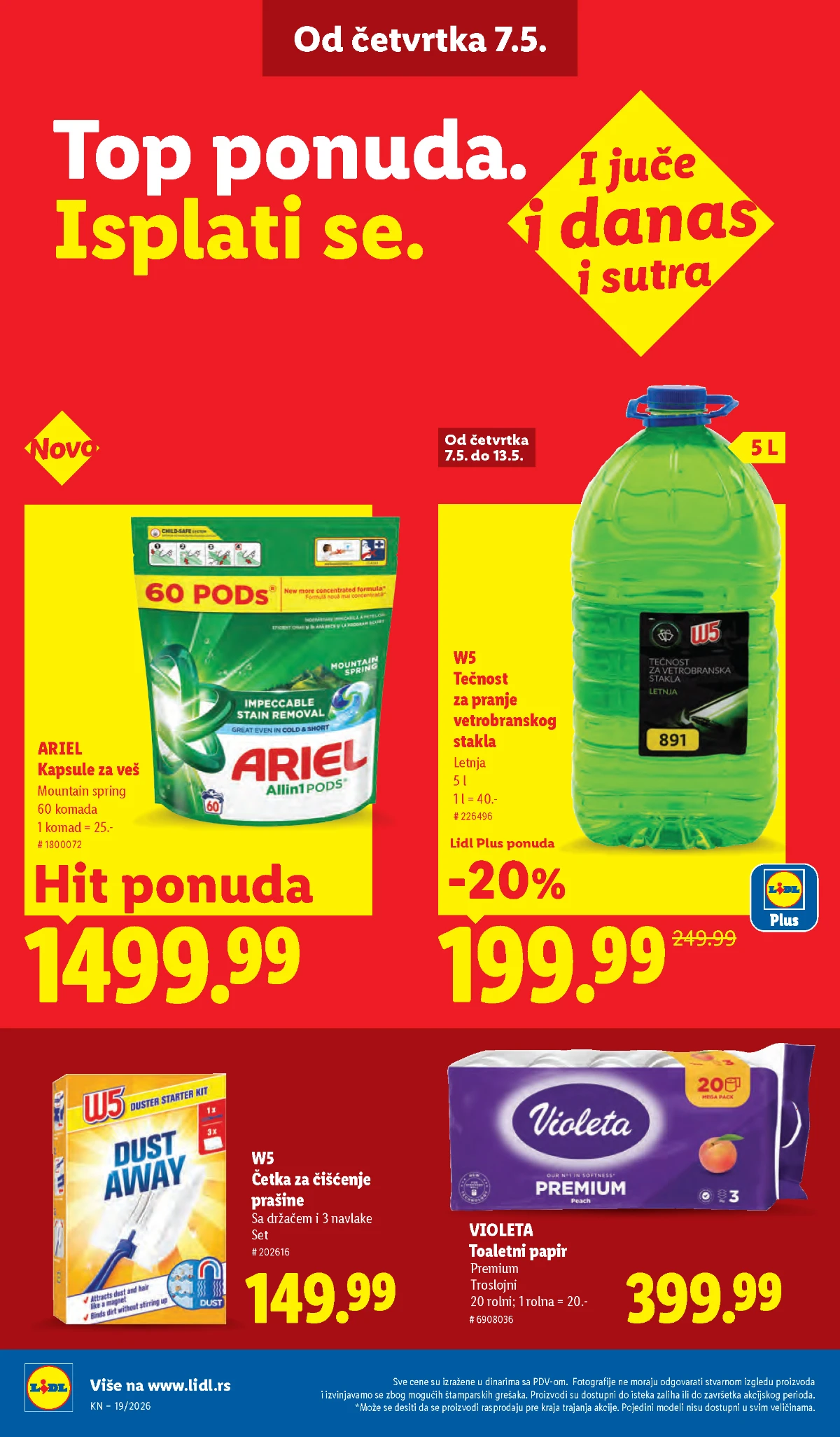 Lidl katalog akcija strana 36 hit ponude Srbija 2026