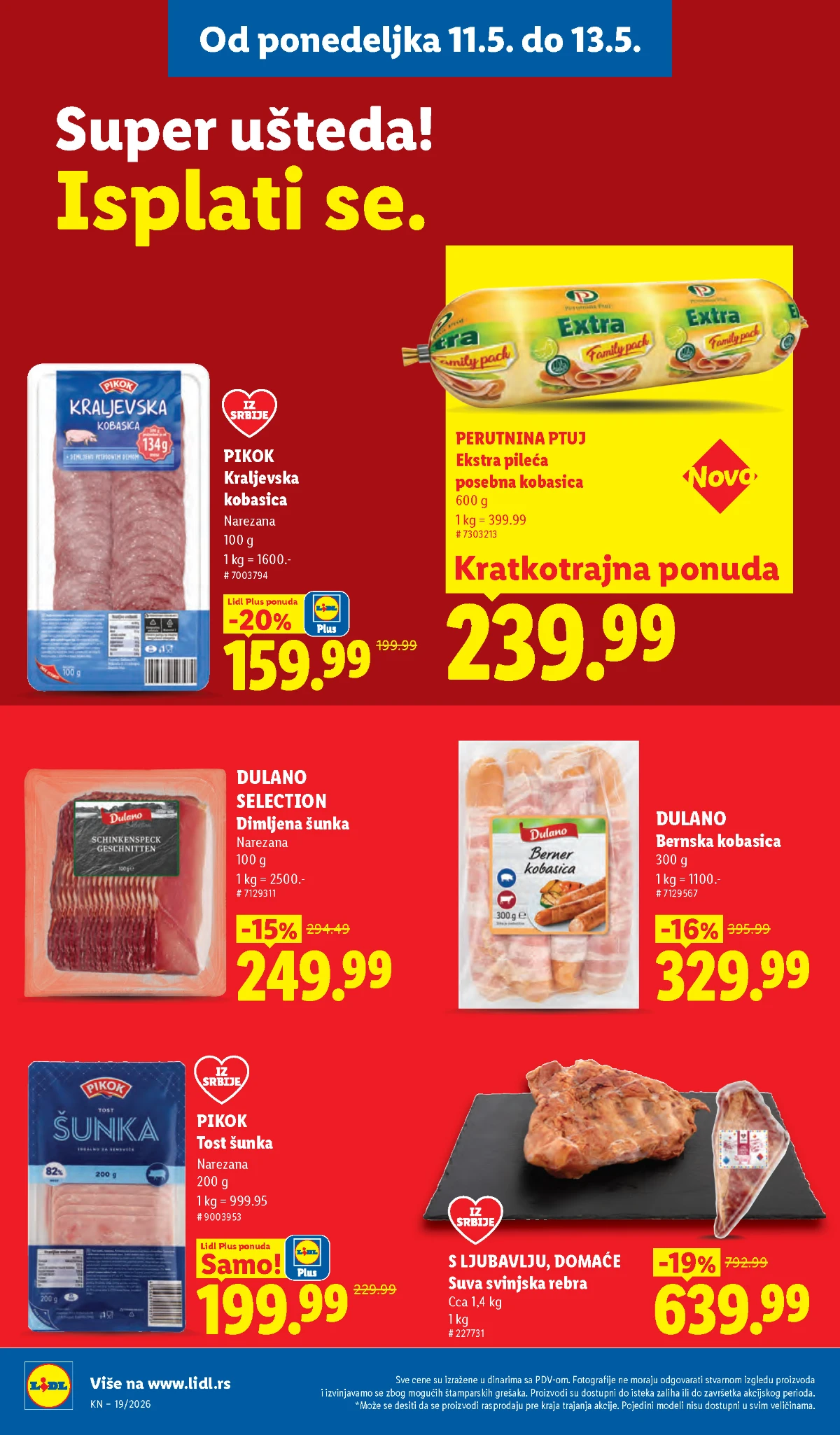 Lidl katalog akcija strana 98 hit ponude Srbija 2026