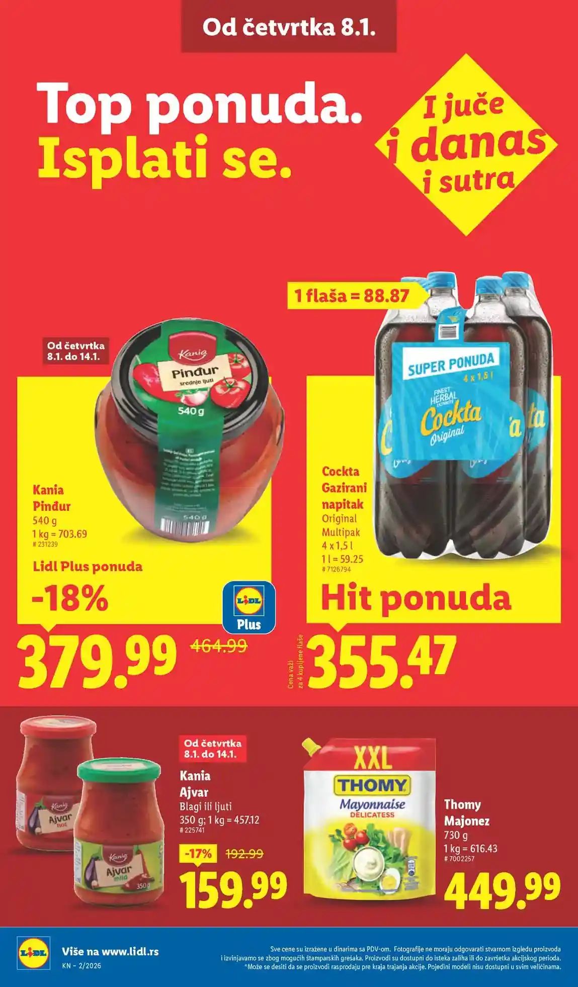 Lidl katalog sniženja Lidl akcija sniženja
