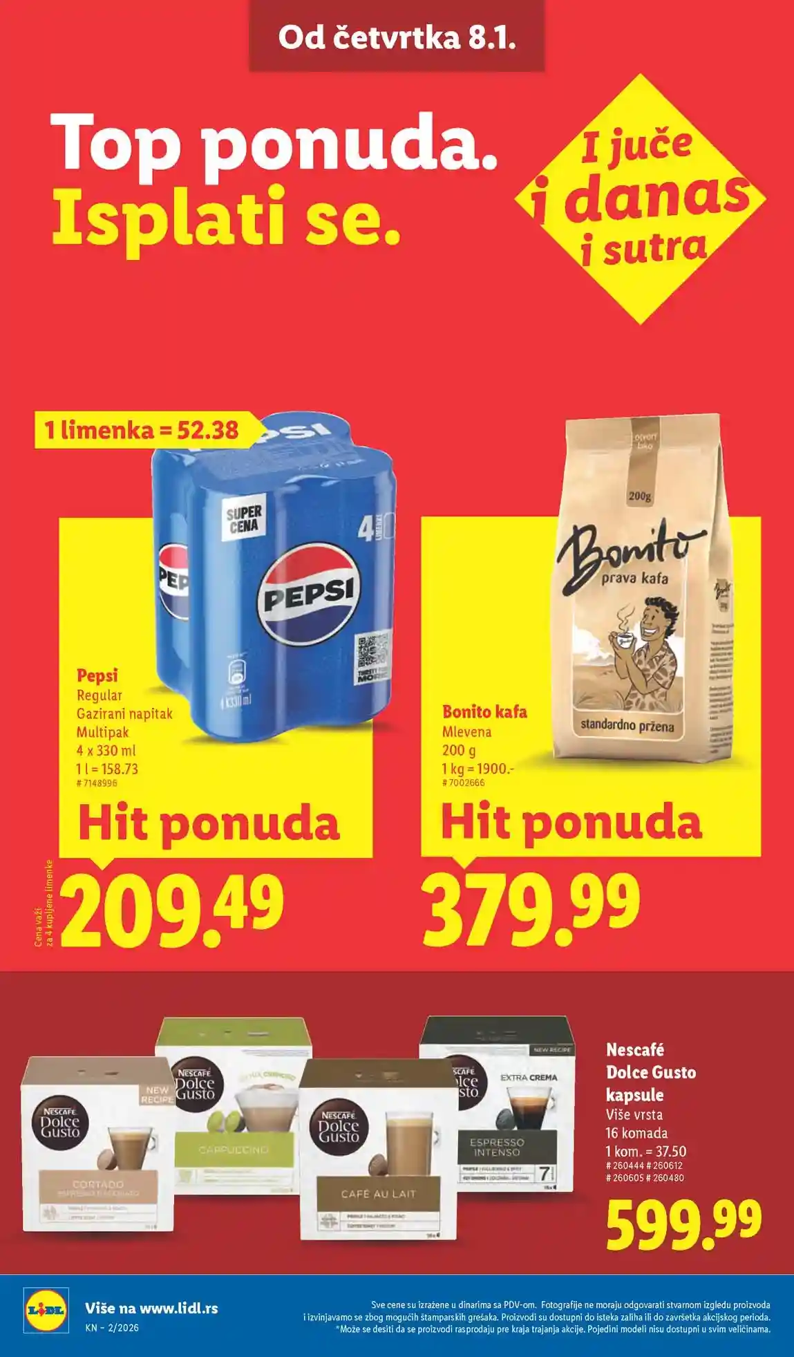Lidl katalog sniženja Lidl akcija sniženja