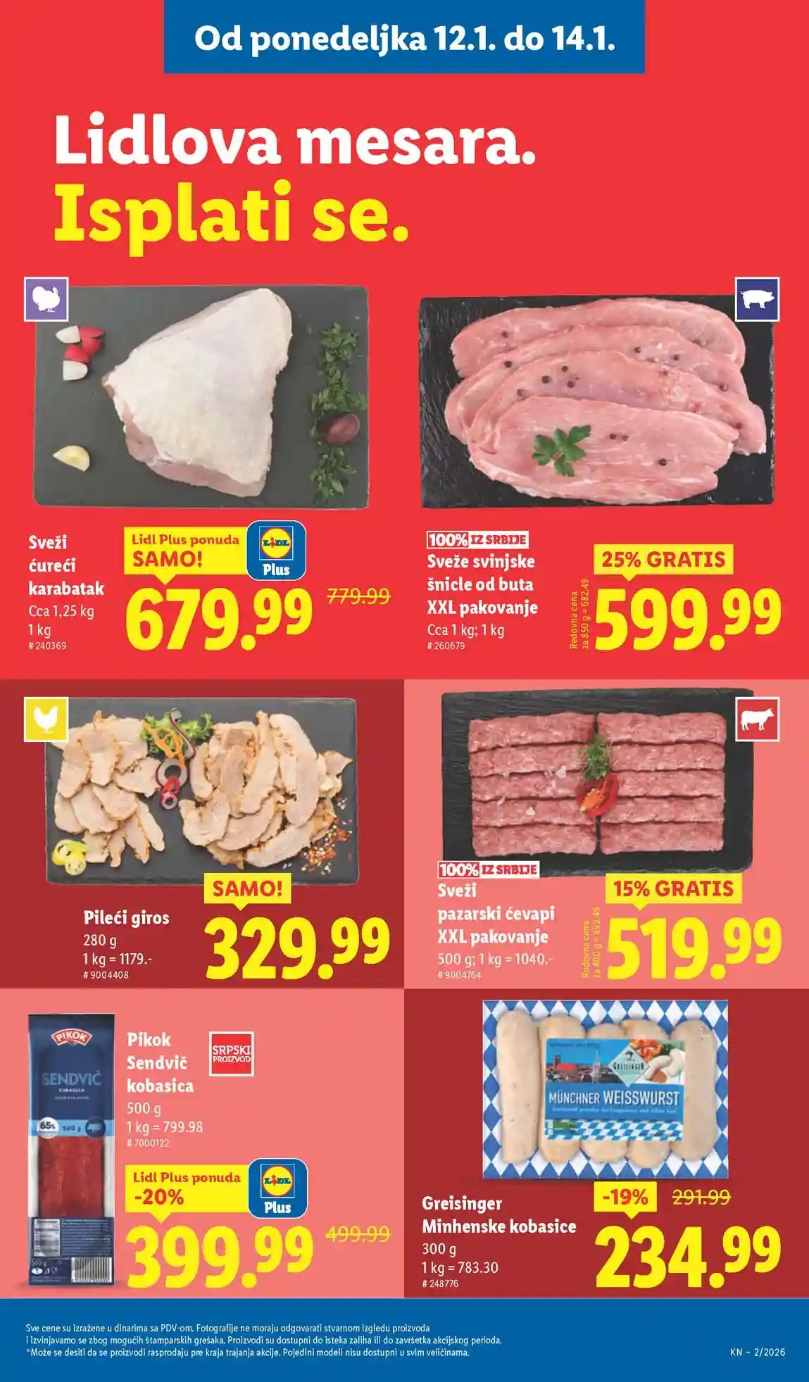 Lidl katalog sniženja Lidl akcija sniženja
