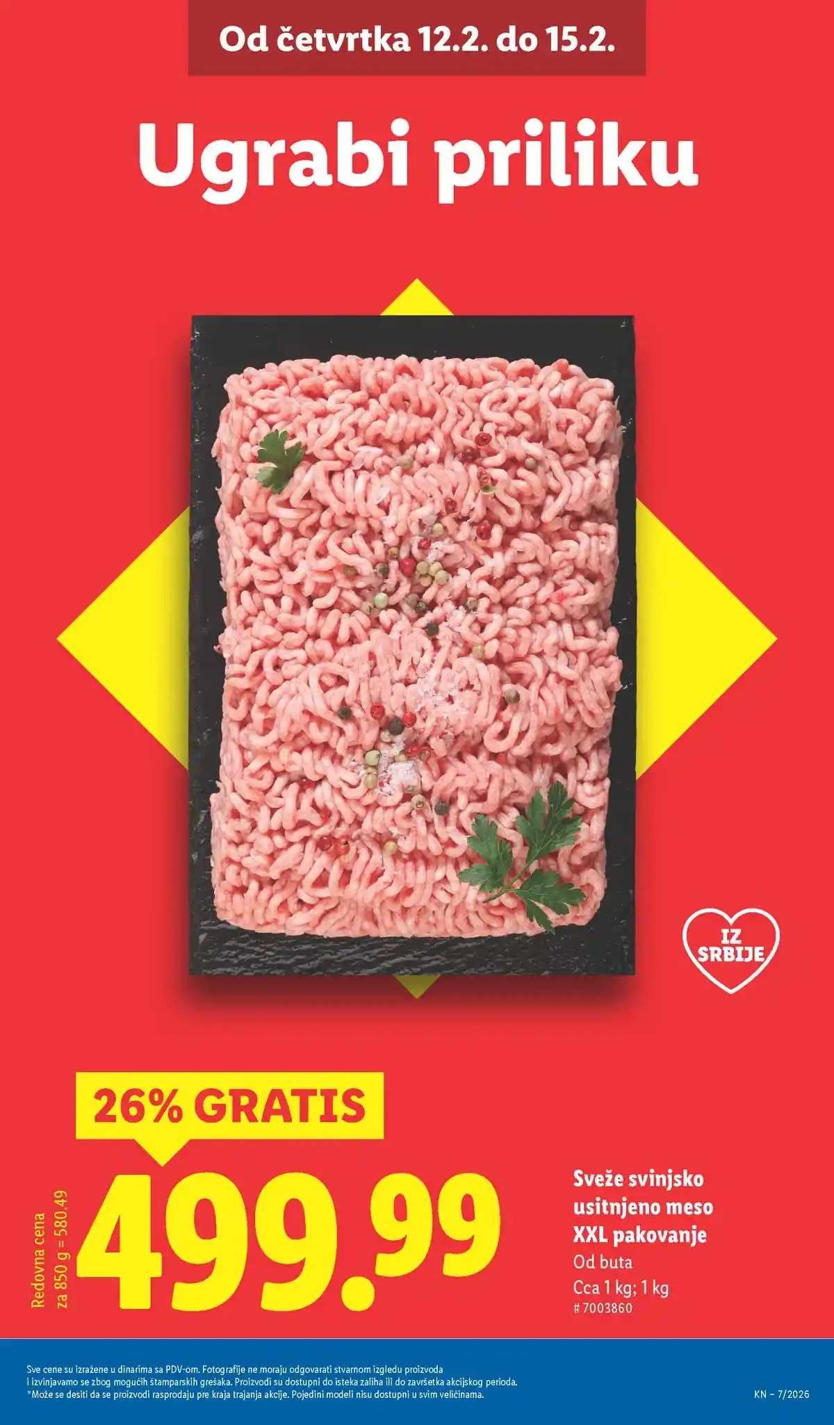 Lidl katalog sniženja Srbija februarska akcija – strana 3 Lidl katalog akcija Srbija popusti do 18. februara 2026 – strana 3