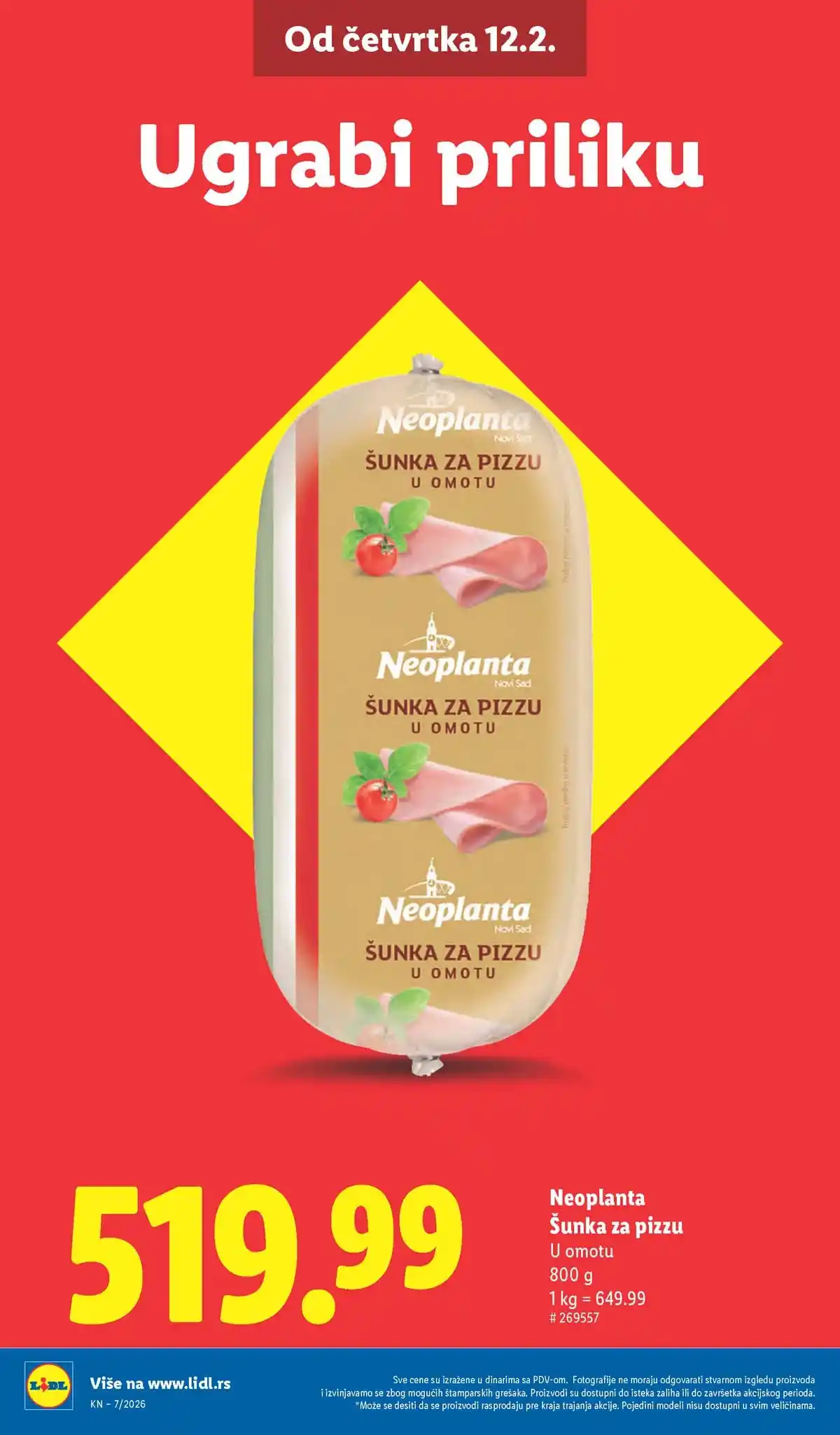 Lidl katalog sniženja Srbija februarska akcija – strana 4 Lidl katalog akcija Srbija popusti do 18. februara 2026 – strana 4