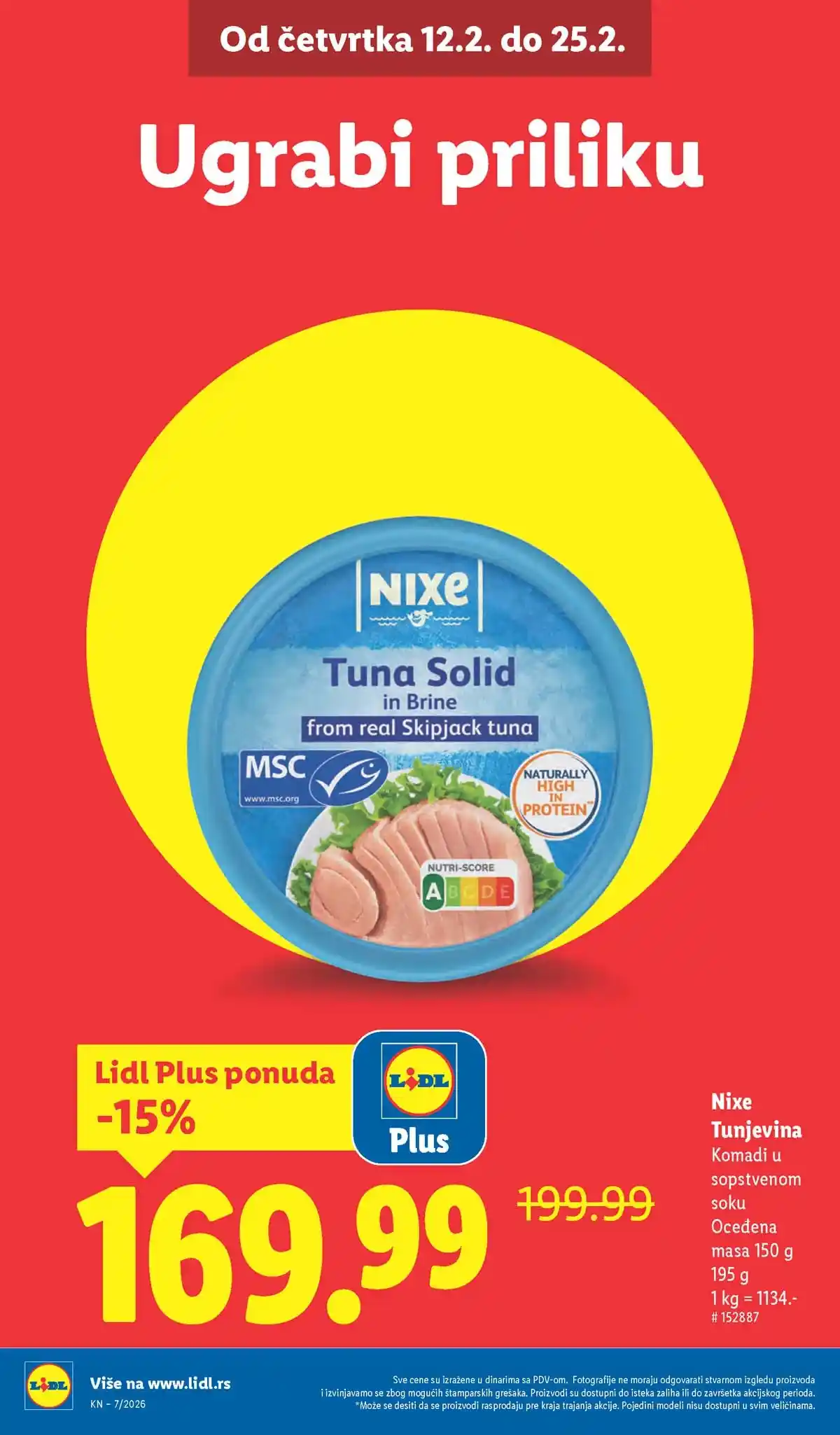 Lidl katalog sniženja Srbija februarska akcija – strana 6 Lidl katalog akcija Srbija popusti do 18. februara 2026 – strana 6