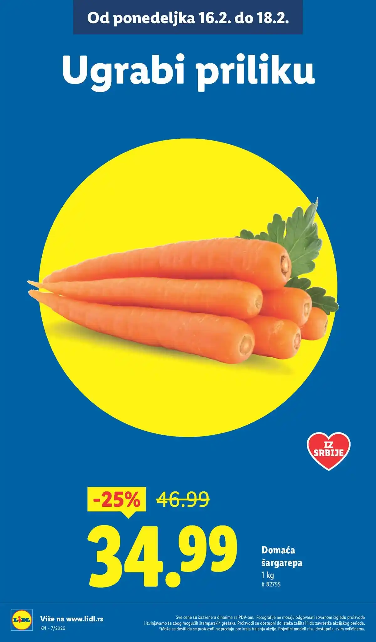 Lidl katalog sniženja Srbija februarska akcija – strana 10 Lidl katalog akcija Srbija popusti do 18. februara 2026 – strana 10