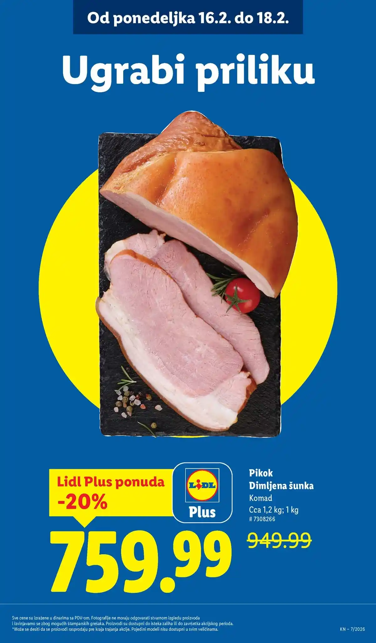 Lidl katalog sniženja Srbija februarska akcija – strana 13 Lidl katalog akcija Srbija popusti do 18. februara 2026 – strana 13