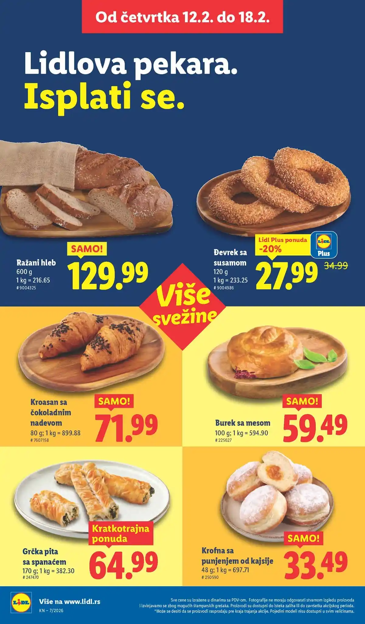 Lidl katalog sniženja Srbija februarska akcija – strana 16 Lidl katalog akcija Srbija popusti do 18. februara 2026 – strana 16