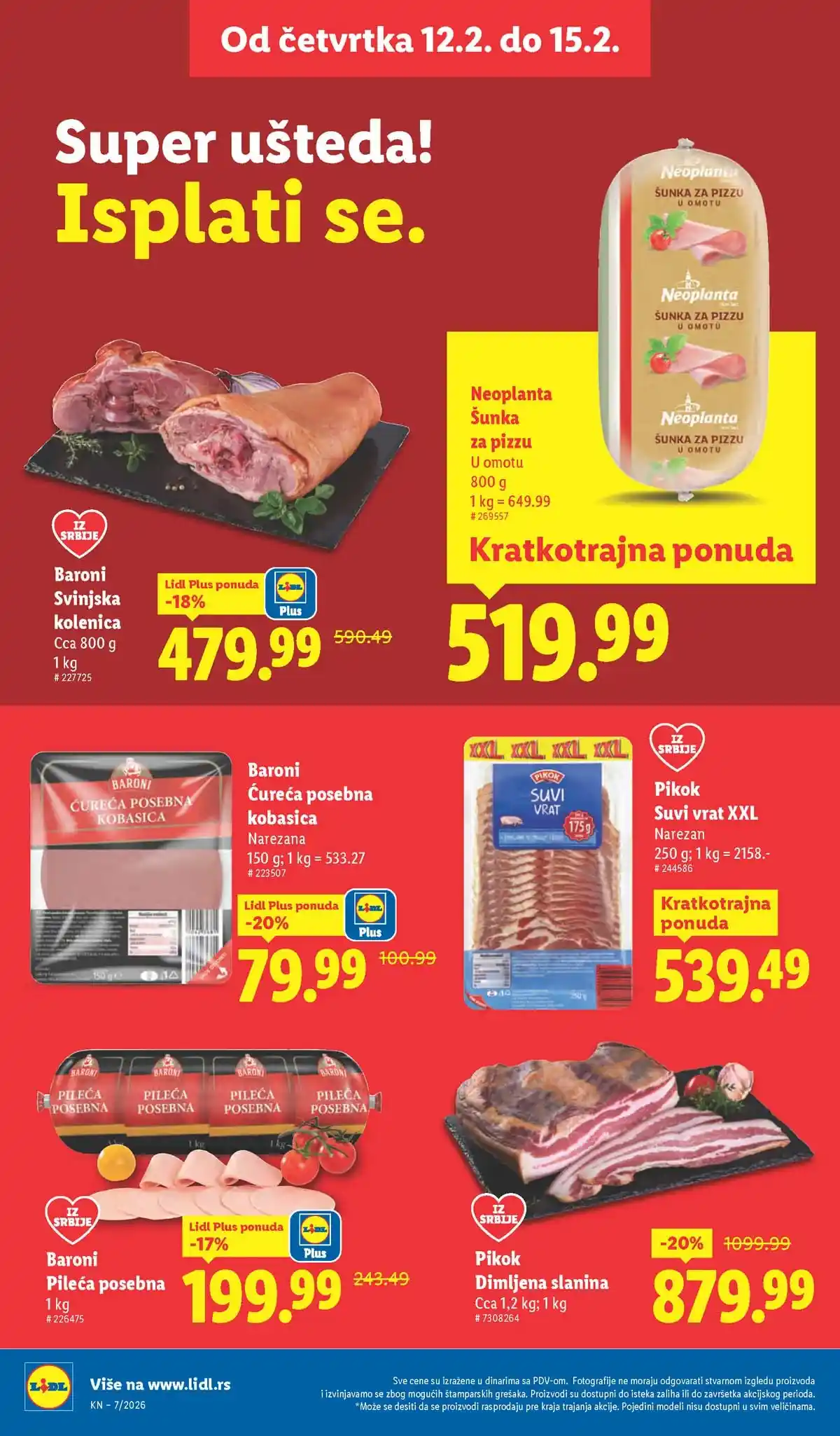 Lidl katalog sniženja Srbija februarska akcija – strana 18 Lidl katalog akcija Srbija popusti do 18. februara 2026 – strana 18