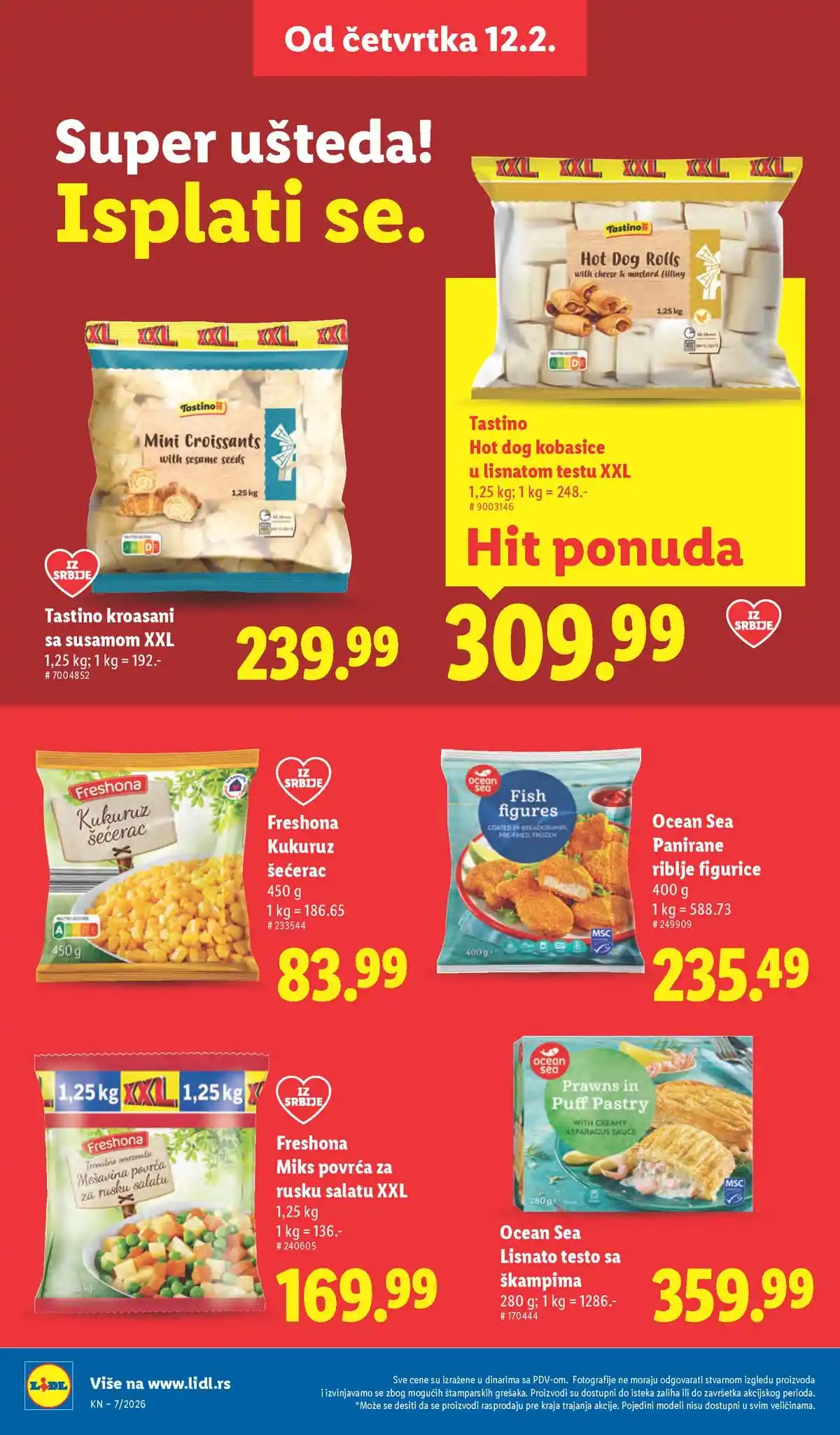 Lidl katalog sniženja Srbija februarska akcija – strana 20 Lidl katalog akcija Srbija popusti do 18. februara 2026 – strana 20