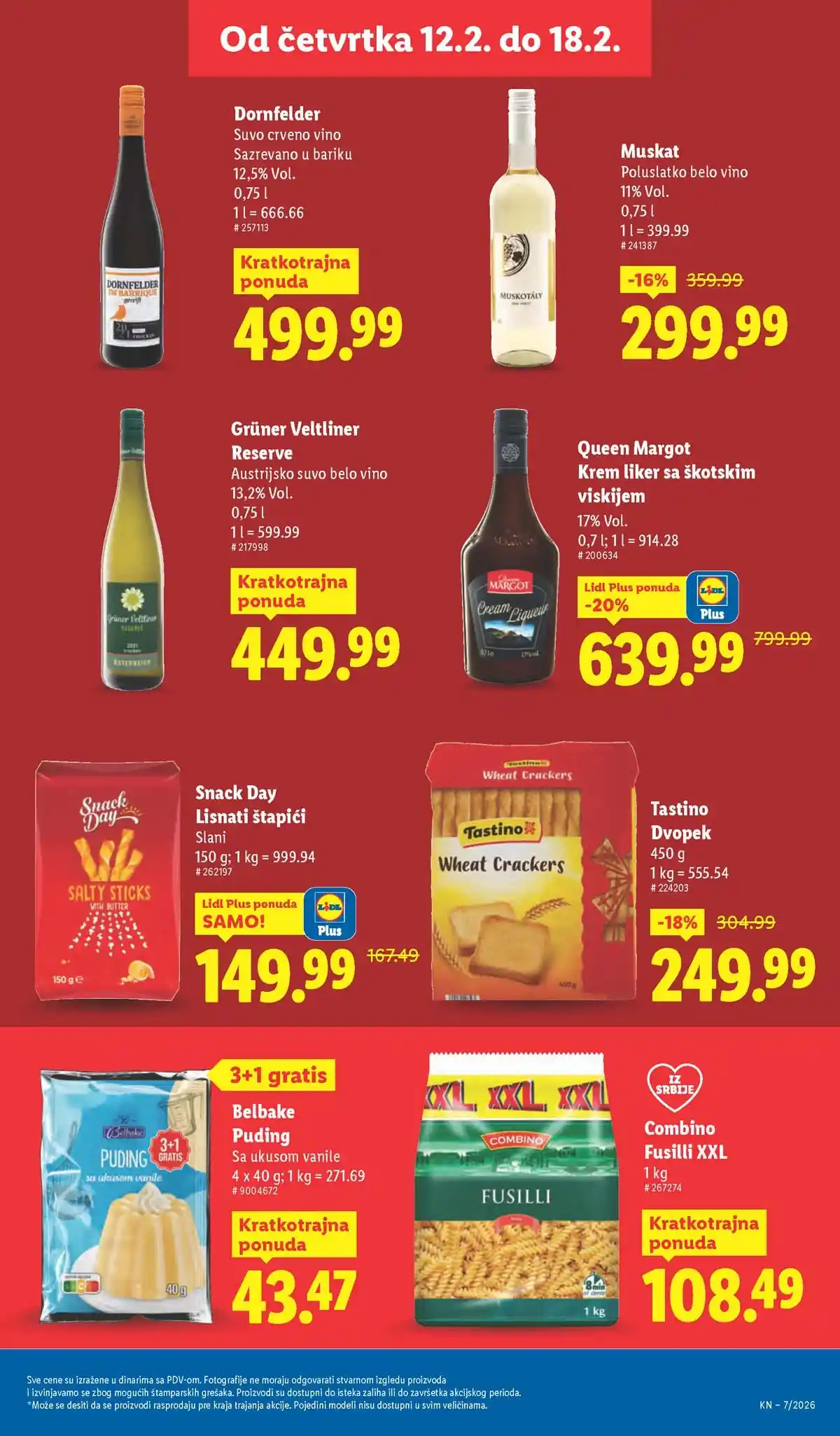 Lidl katalog sniženja Srbija februarska akcija – strana 23 Lidl katalog akcija Srbija popusti do 18. februara 2026 – strana 23