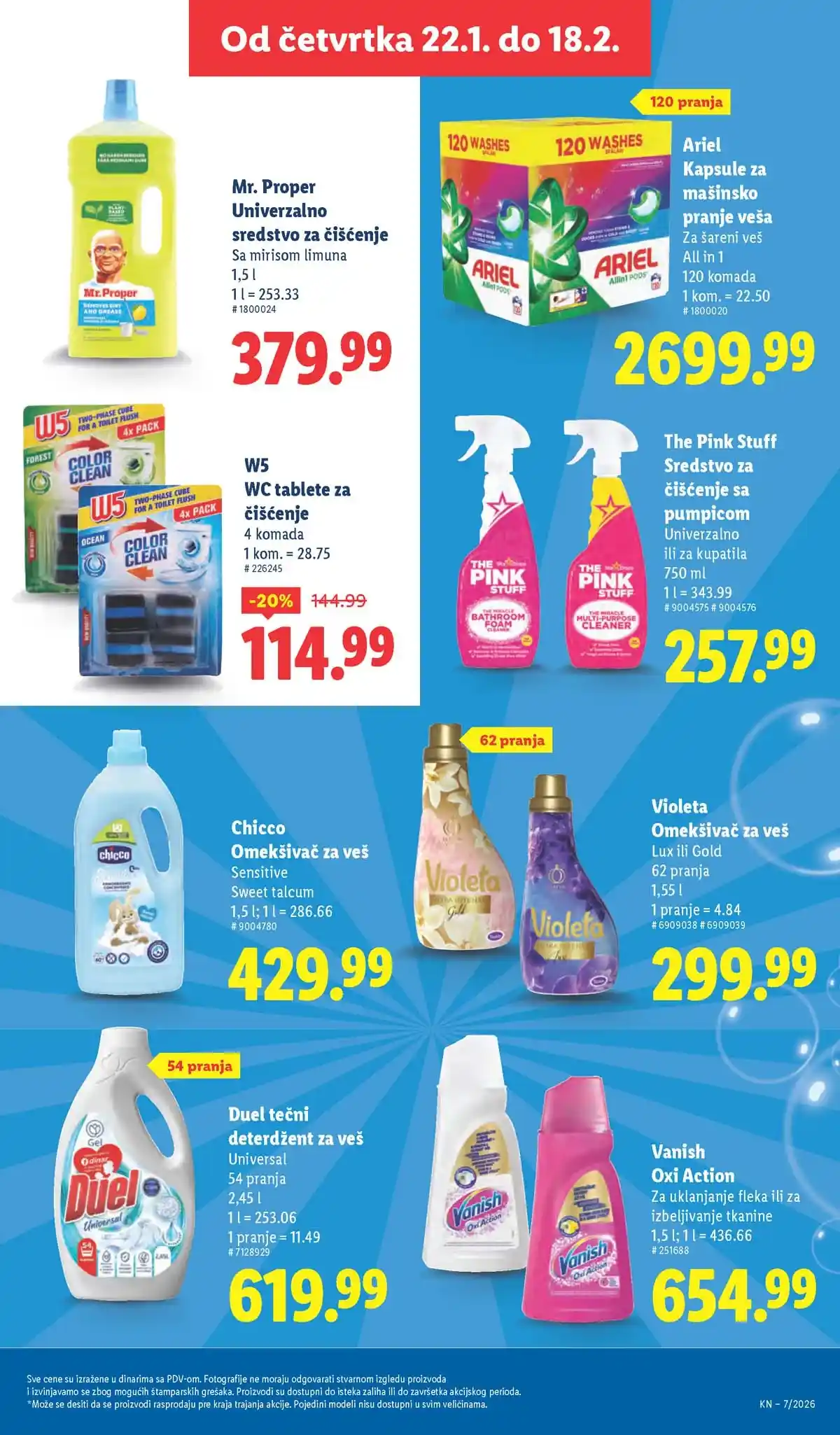 Lidl katalog sniženja Srbija februarska akcija – strana 27 Lidl katalog akcija Srbija popusti do 18. februara 2026 – strana 27