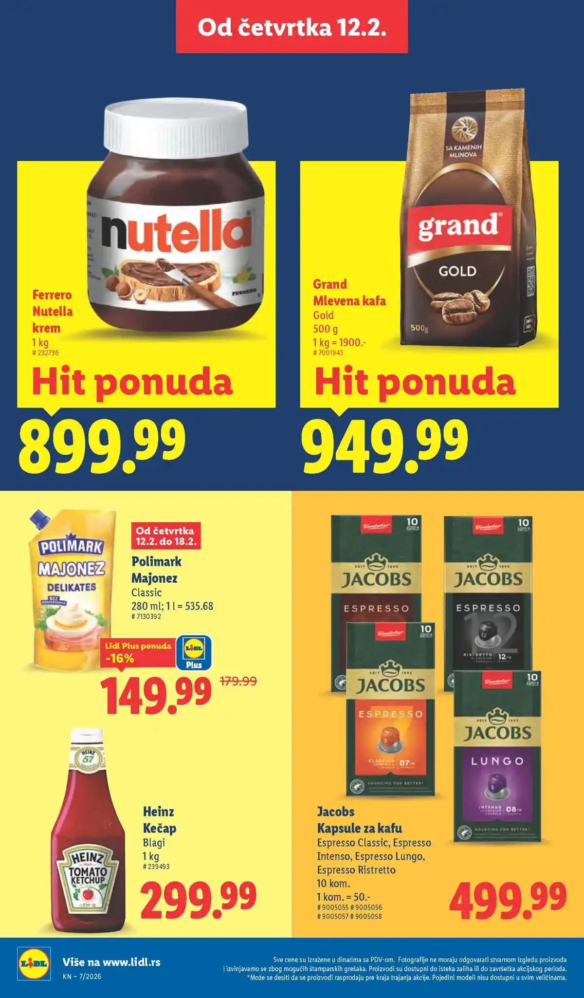 Lidl katalog sniženja Srbija februarska akcija – strana 30 Lidl katalog akcija Srbija popusti do 18. februara 2026 – strana 30