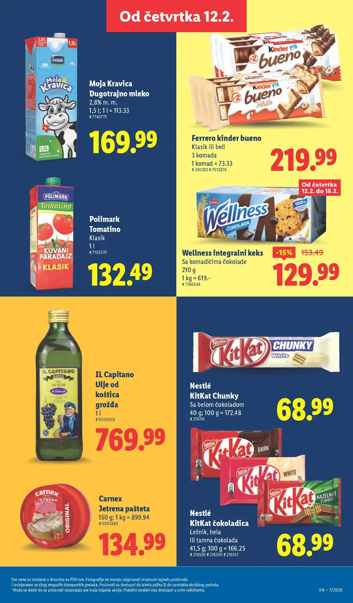 Lidl katalog sniženja Srbija februarska akcija – strana 31 Lidl katalog akcija Srbija popusti do 18. februara 2026 – strana 31