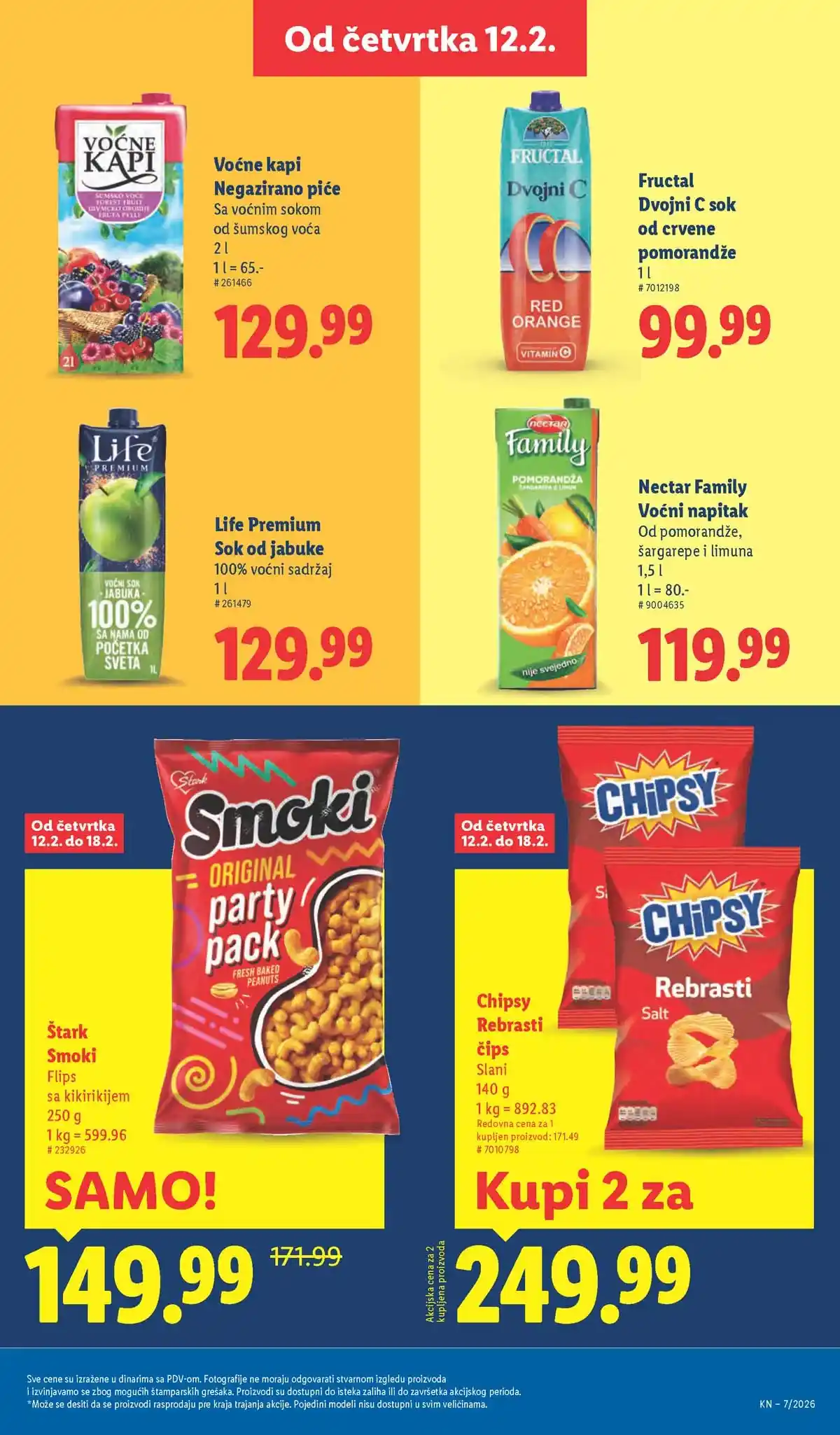 Lidl katalog sniženja Srbija februarska akcija – strana 33 Lidl katalog akcija Srbija popusti do 18. februara 2026 – strana 33