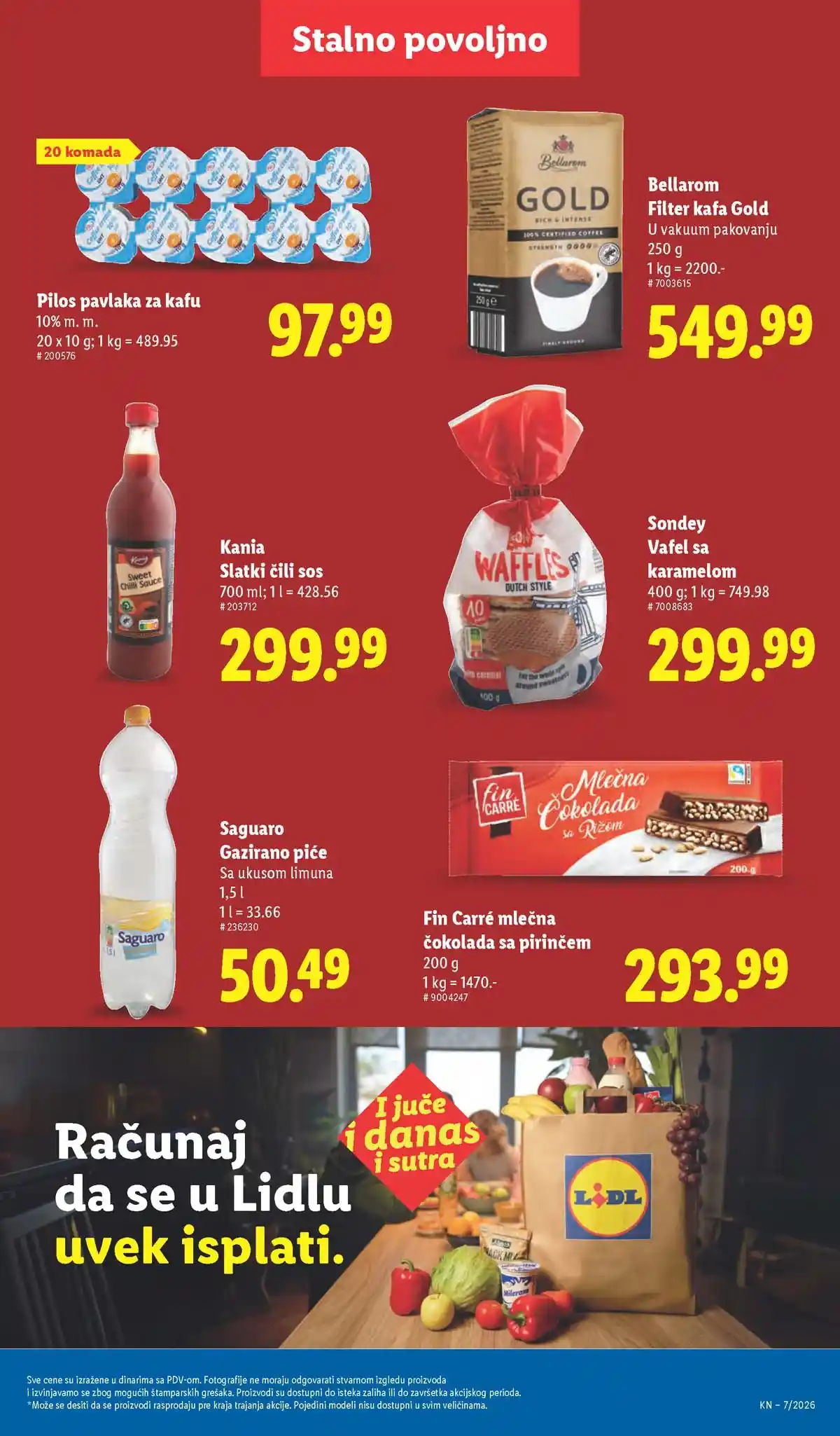 Lidl katalog sniženja Srbija februarska akcija – strana 39 Lidl katalog akcija Srbija popusti do 18. februara 2026 – strana 39