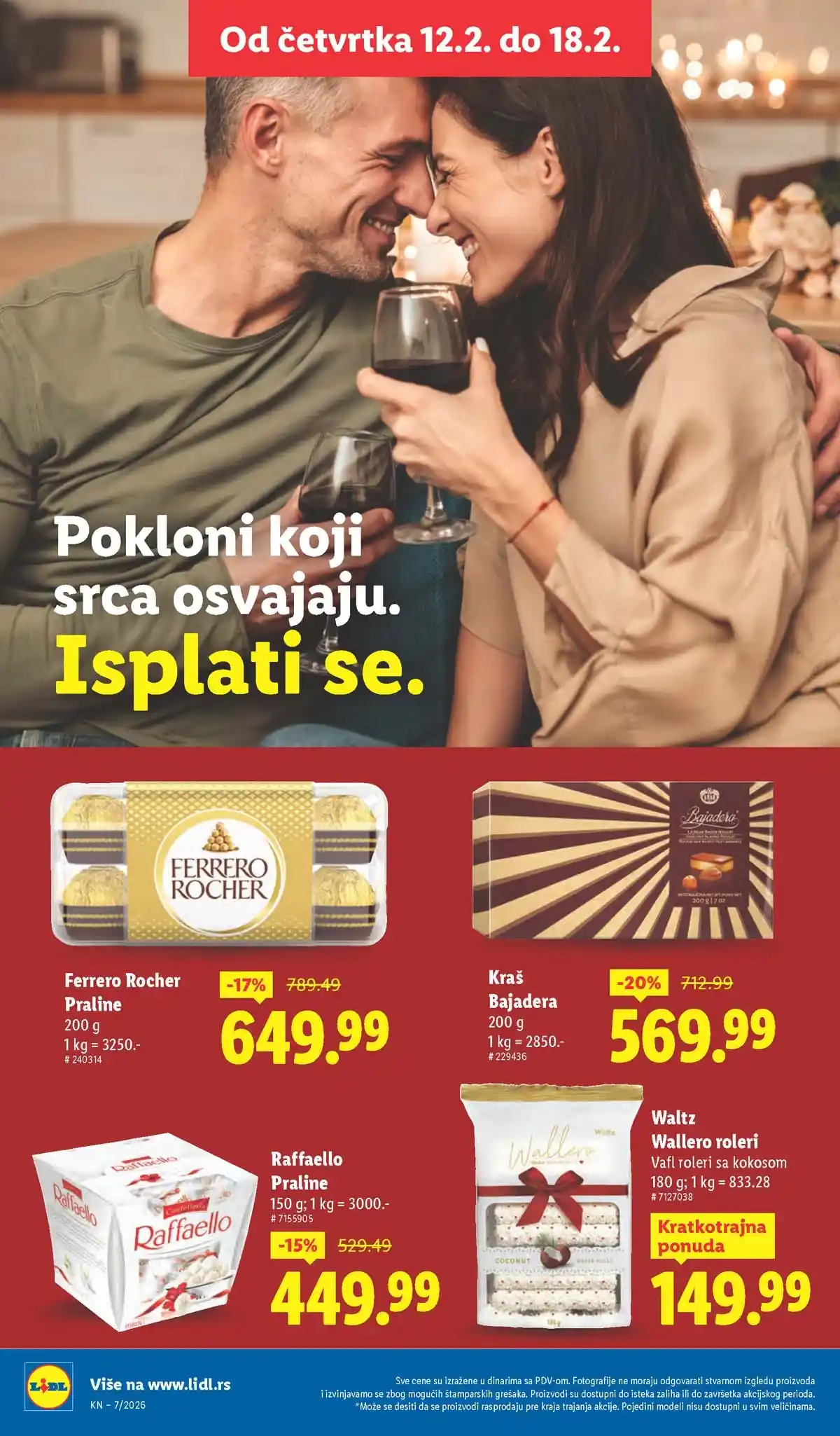 Lidl katalog sniženja Srbija februarska akcija – strana 52 Lidl katalog akcija Srbija popusti do 18. februara 2026 – strana 52