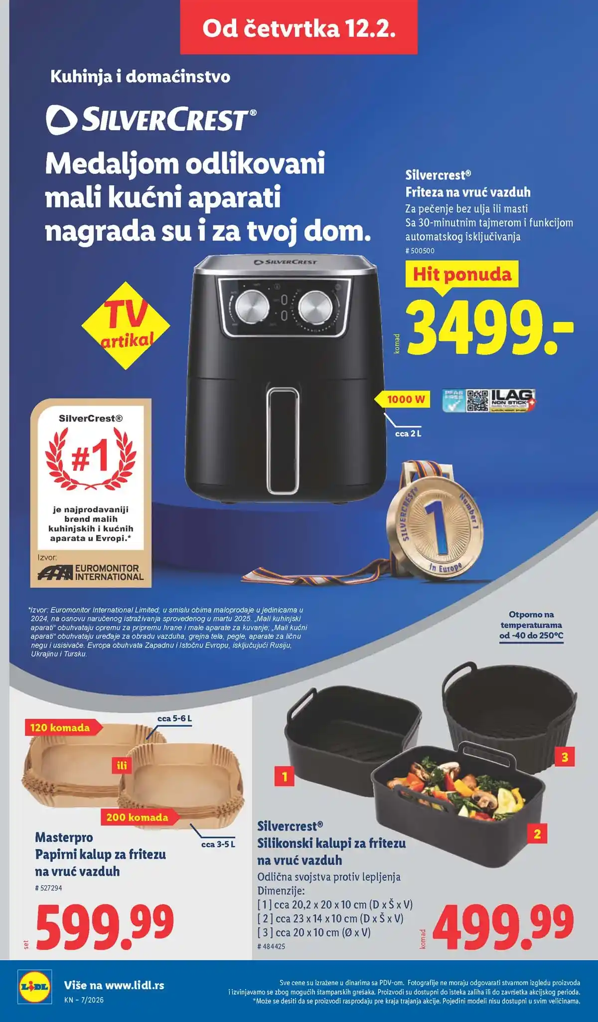Lidl katalog sniženja Srbija februarska akcija – strana 62 Lidl katalog akcija Srbija popusti do 18. februara 2026 – strana 62