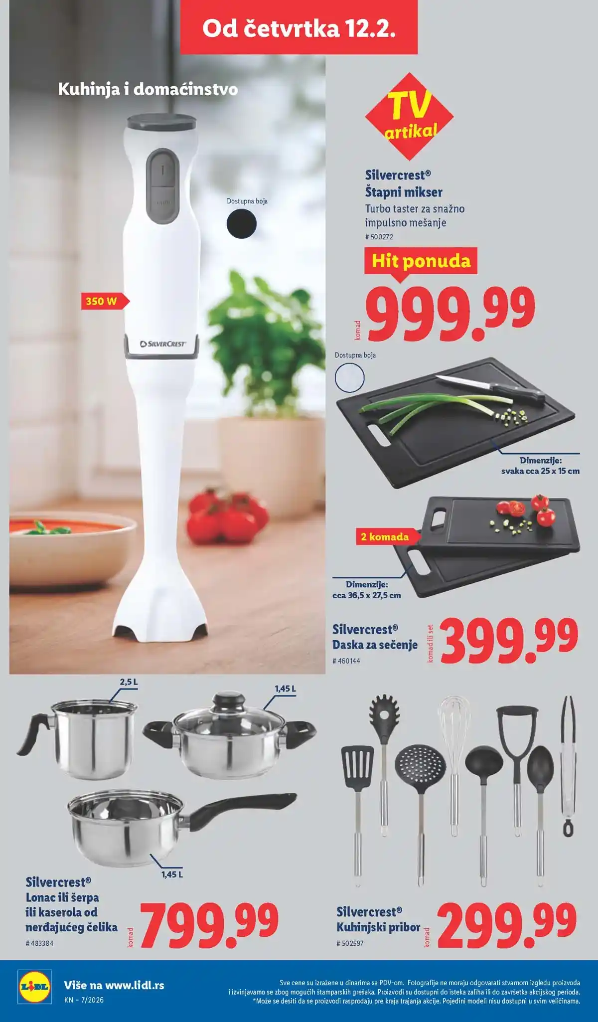 Lidl katalog sniženja Srbija februarska akcija – strana 64 Lidl katalog akcija Srbija popusti do 18. februara 2026 – strana 64