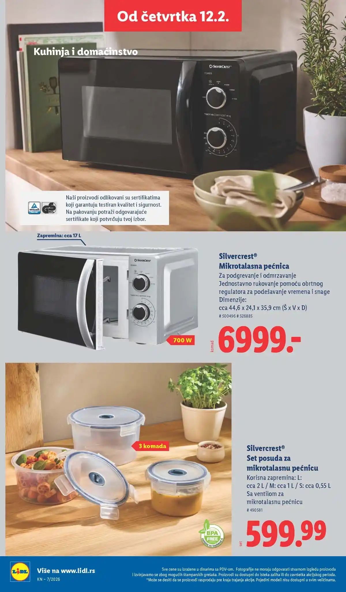 Lidl katalog sniženja Srbija februarska akcija – strana 66 Lidl katalog akcija Srbija popusti do 18. februara 2026 – strana 66