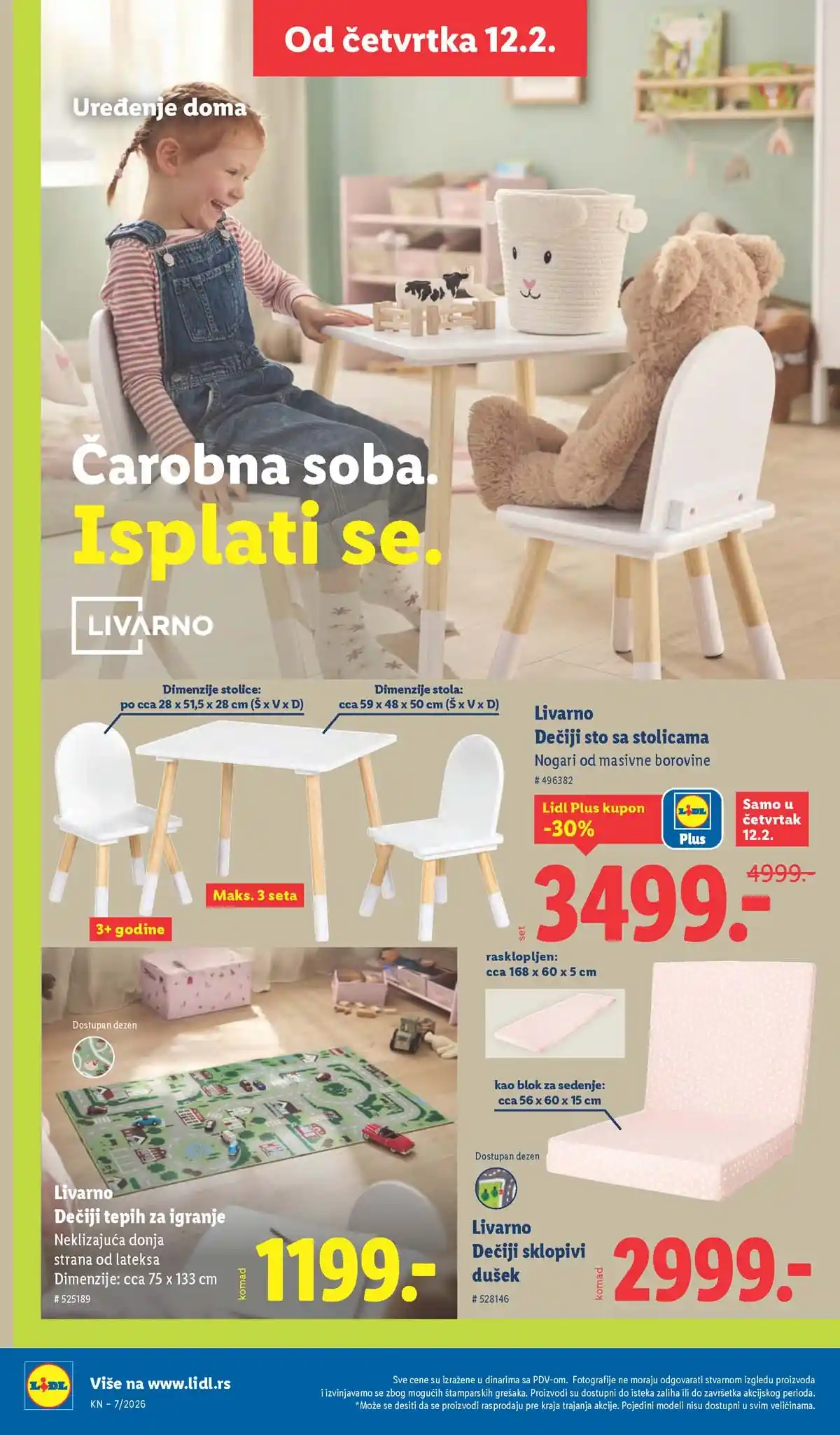 Lidl katalog sniženja Srbija februarska akcija – strana 72 Lidl katalog akcija Srbija popusti do 18. februara 2026 – strana 72