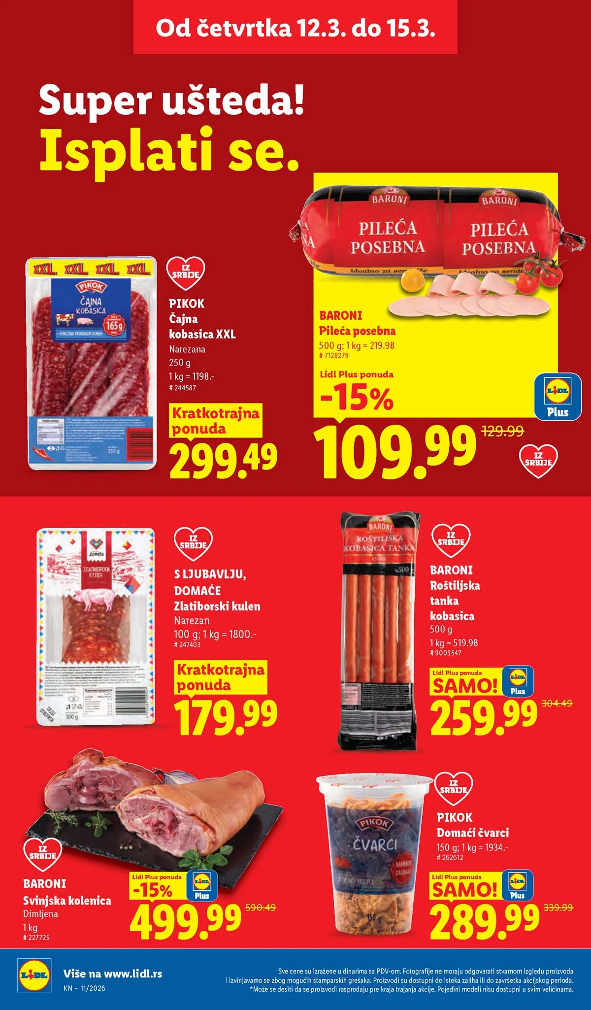 Katalozi Lidl kataloška ponuda