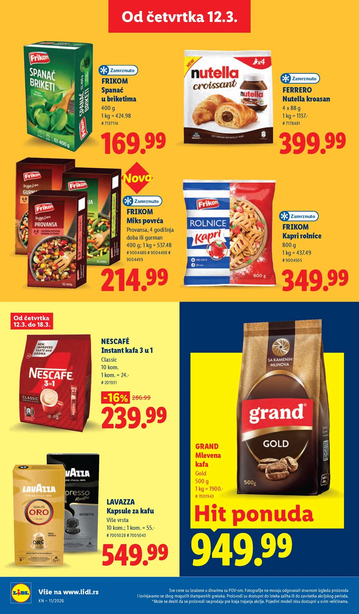 Katalozi Lidl kataloška ponuda