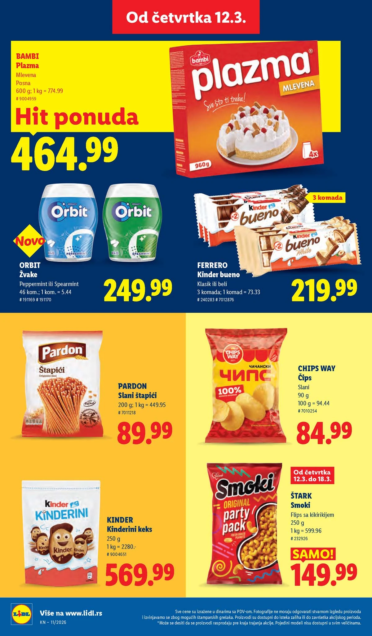 Katalozi Lidl kataloška ponuda